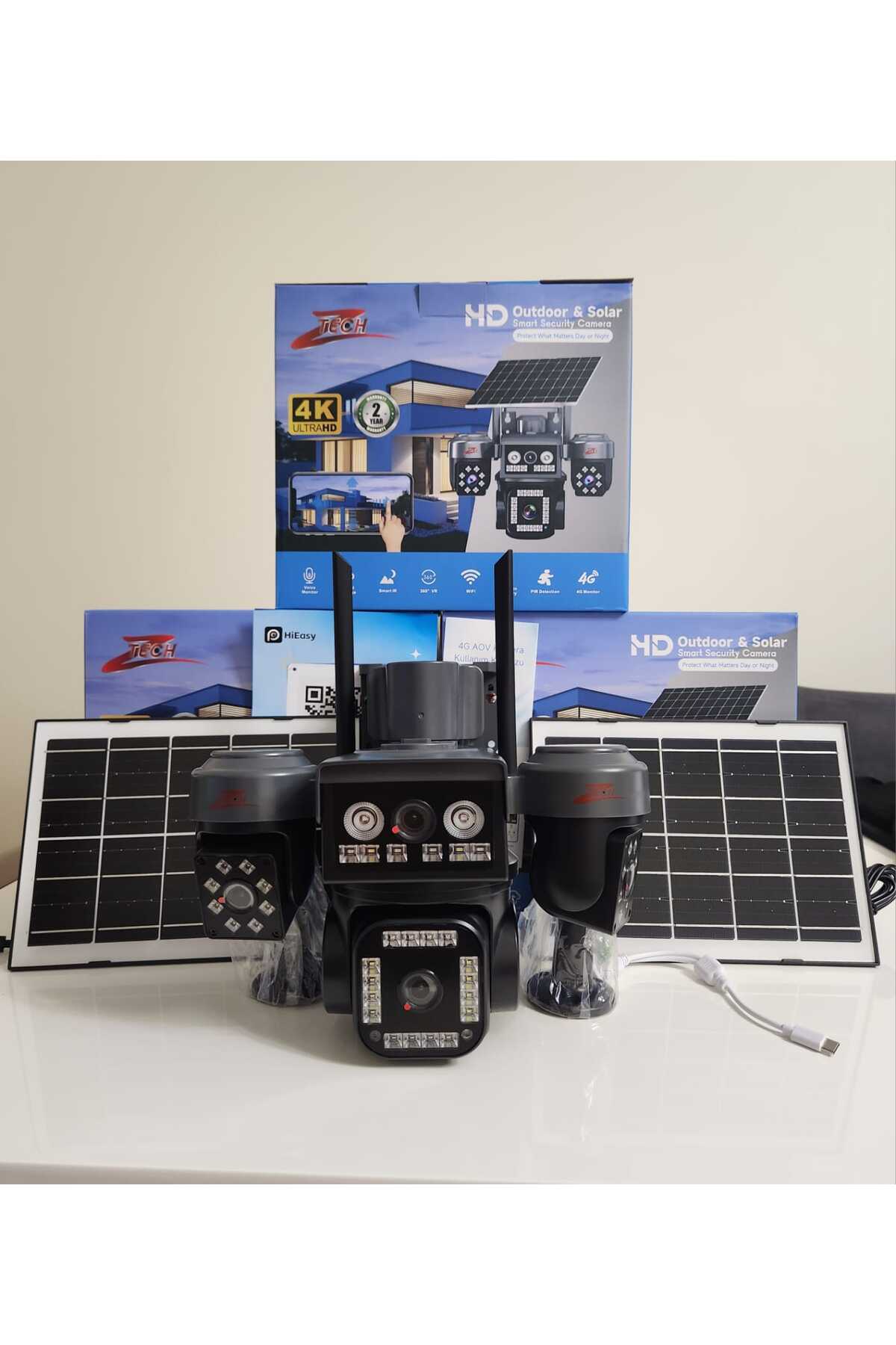 TekRenkMarket Okam ZTECH Z7 PLUS 4 Kameralı 8MP E-Sim Çift Solar