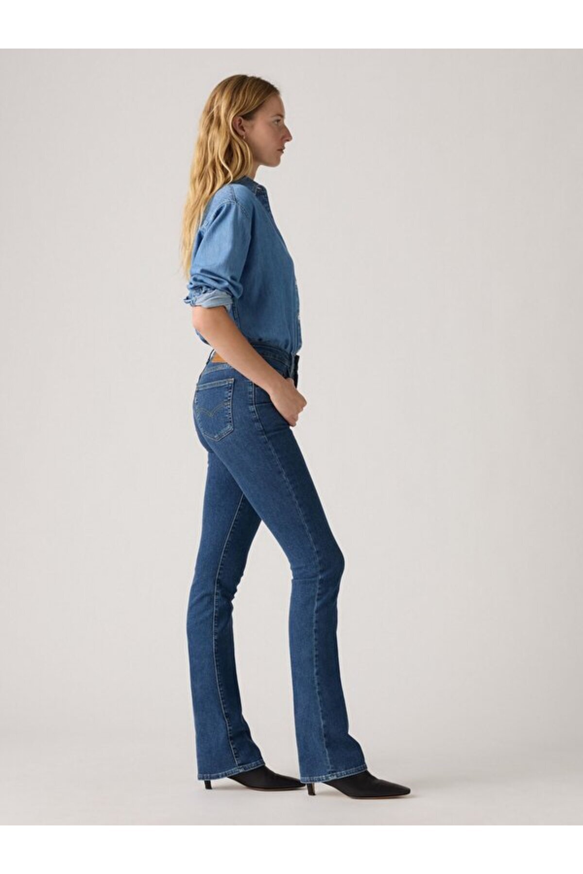Levi's  725™ High Rise Bootcut Kadın Jean Pantolon - Triangle Exploration - Görsel 2