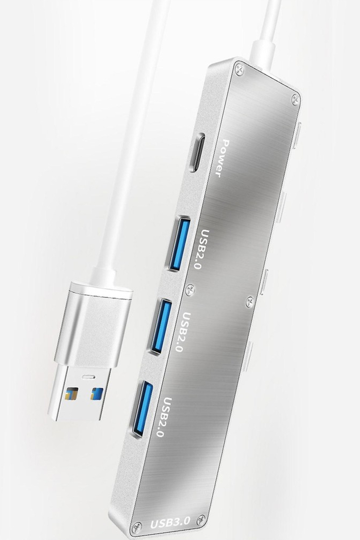 Light Nova Macbook Uyumlu USB Çoğaltıcı 4 Port 3xUSB2.0 / 1xUSB3A 1xType-C Power 5 Gbps Çevirici Hub Adaptör