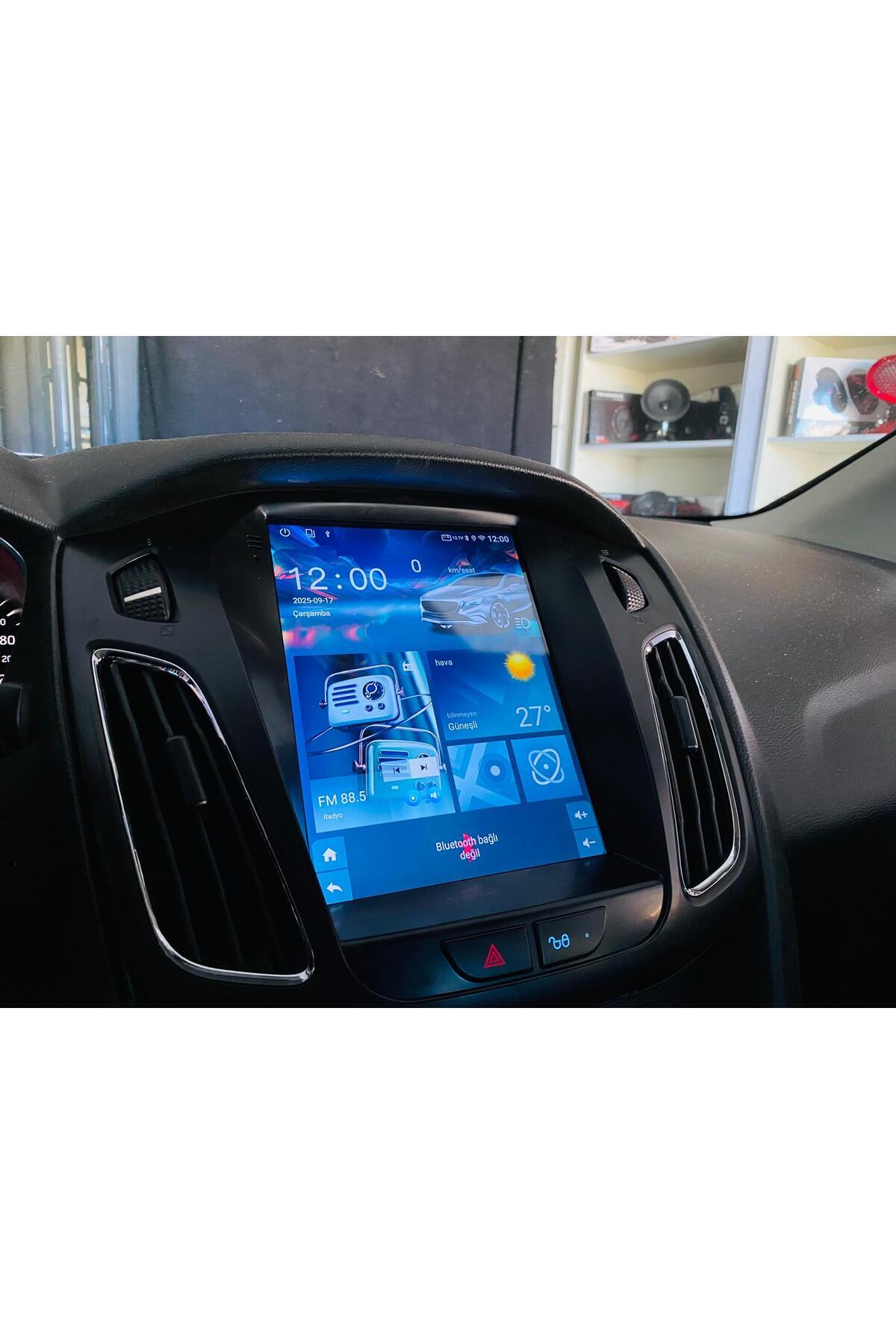 MTN CAR AUDİO Ford Focus-3 (Tesla) Multimedya ( 4gb ram 64 gb hafıza Kablosuz Carplay Android Auto ) Teyp