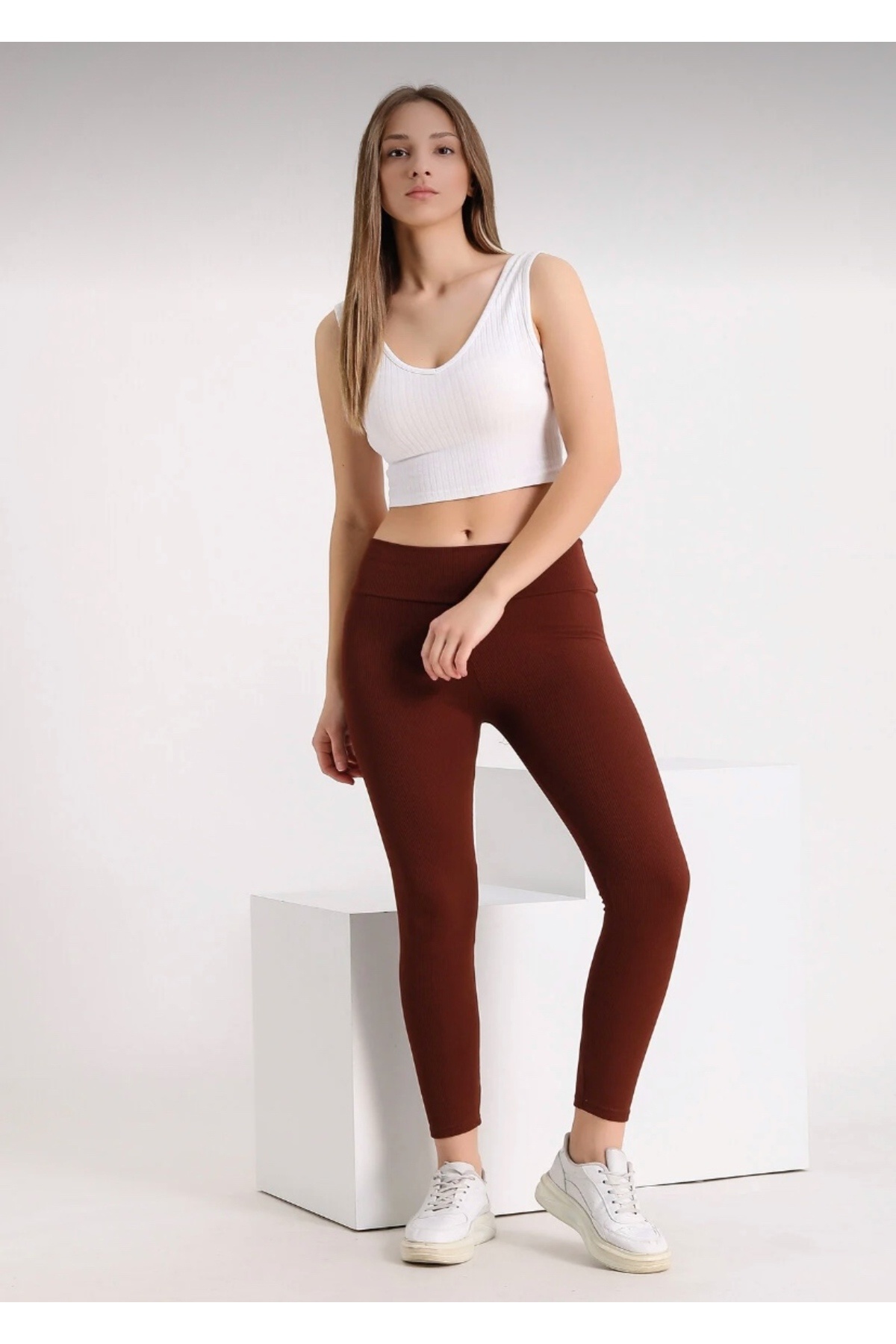 ALKY STORE Curve Fitilli Büyük Beden Yüksek Bel Uzun Tayt – Şık, Toparlayıcı ve Rahat