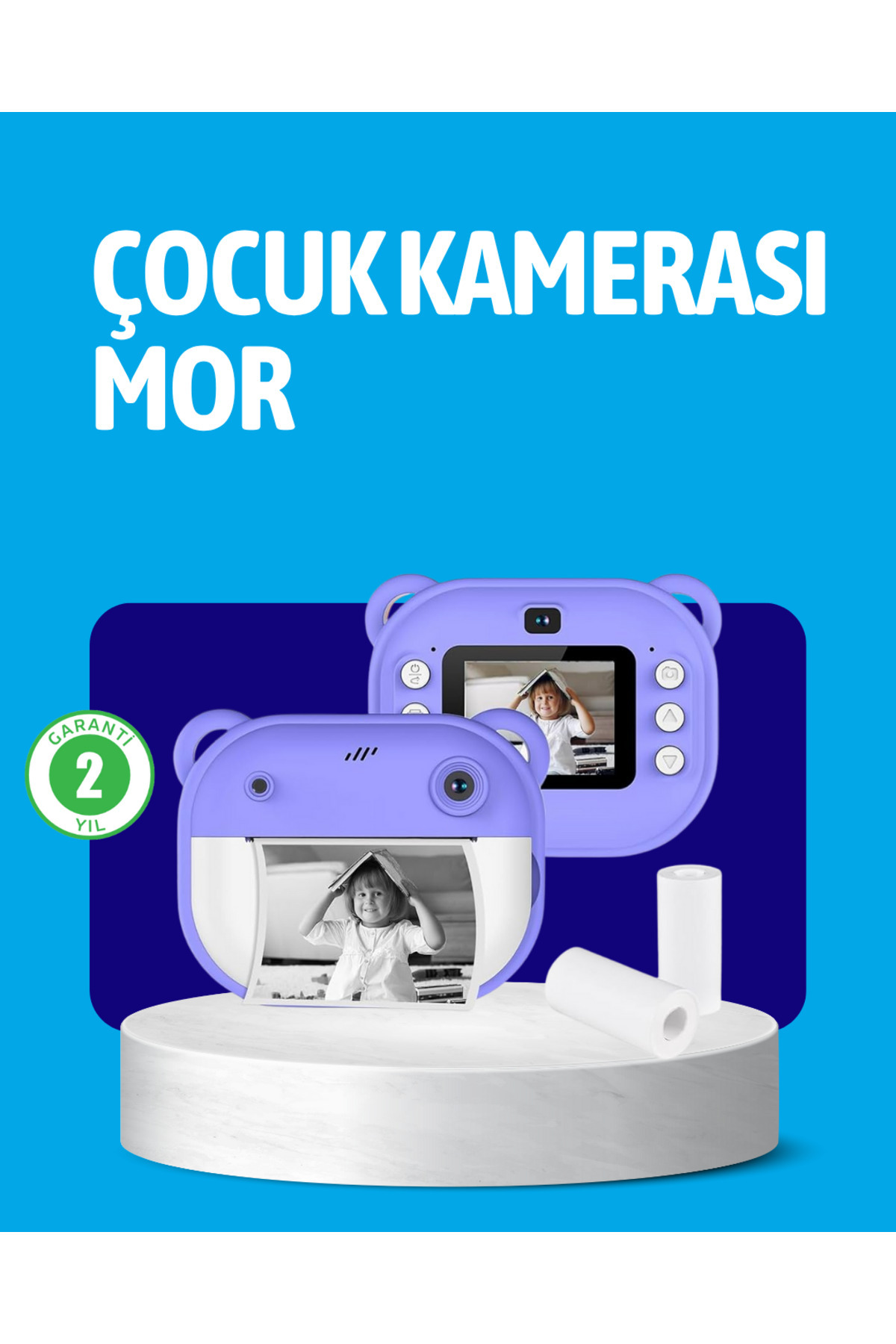 REXAY Anında Baskı Özellikli Çocuk Kamerası (Kopya)