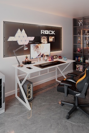 TEKATEL Oyuncu Masası Gaming Masa Bilgisayar Masası Metal ayaklı Çalışma Masa...