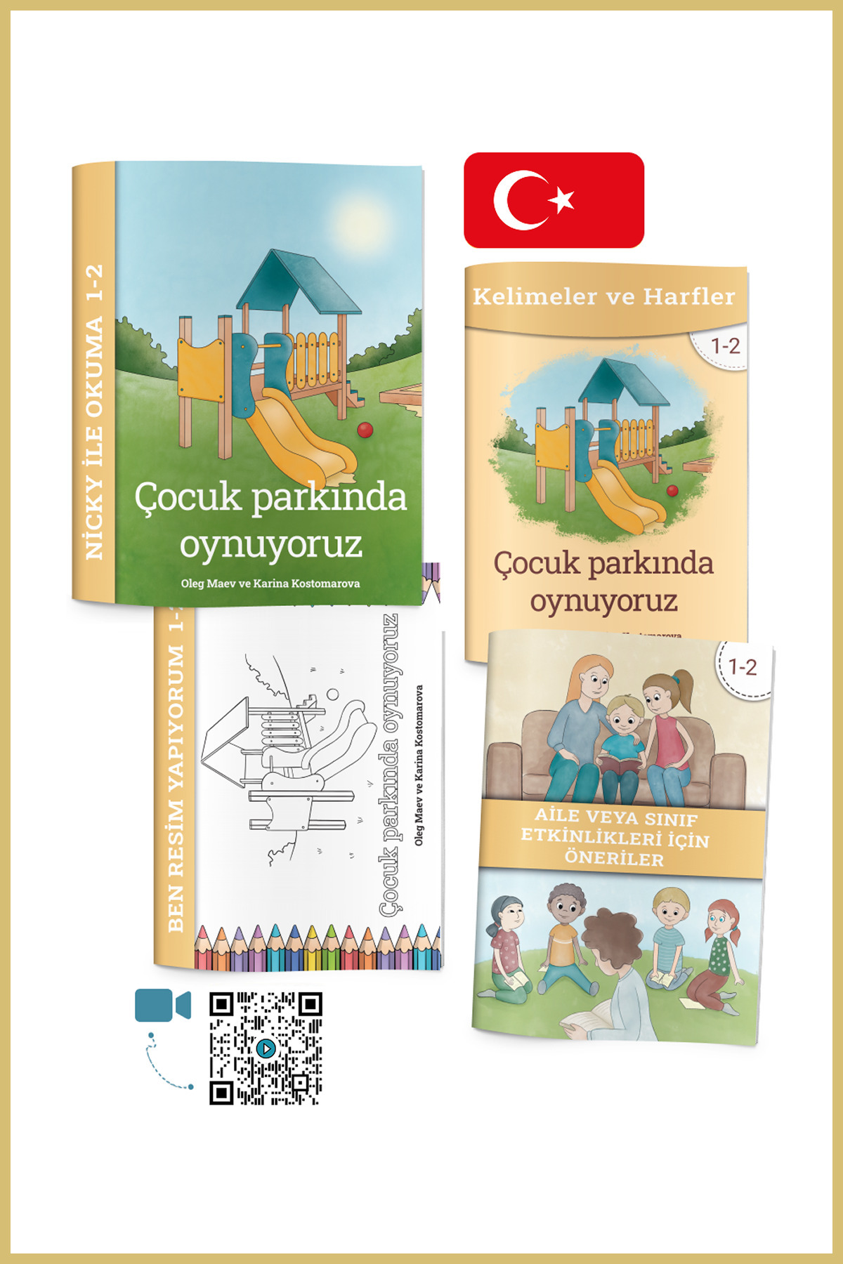 Reading with Nicky Çocuk parkında oynuyoruz (1.2) (At the Playground)