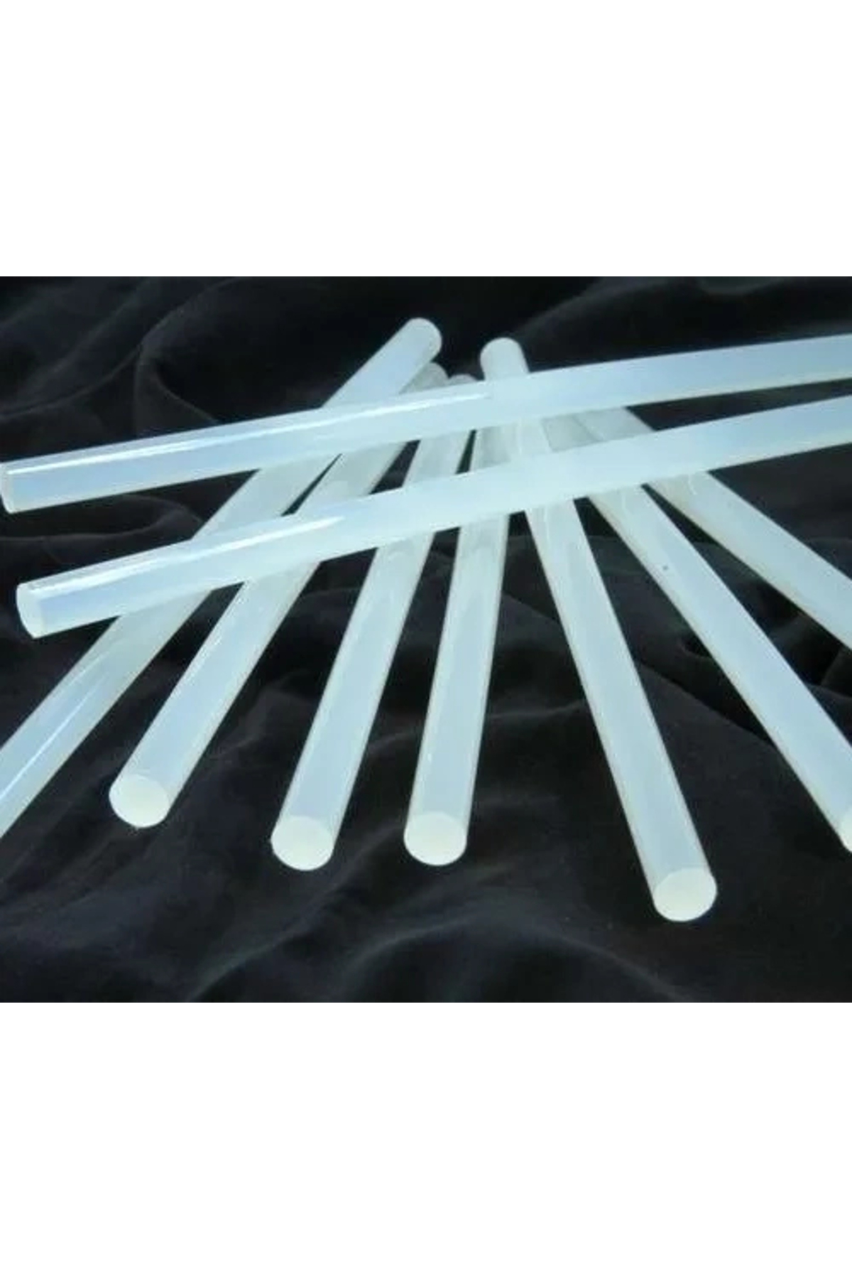 BYDNZ SHOP 12x300mm Şeffaf Kalın Çubuk Silikon 1kg - Tamirat Ve Sızdırmazlık İçin En Kaliteli Silikon