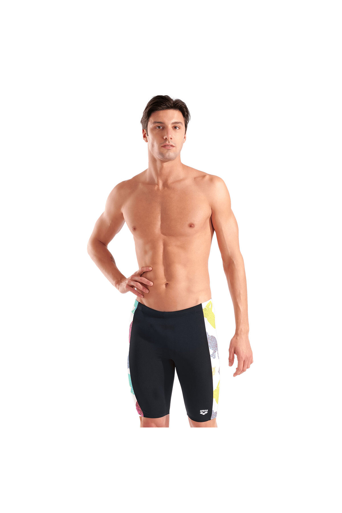 لباس شنا مردانه مشکی In The Wild Swim Jammer 010201510 آرنا مایو شنا ARENA