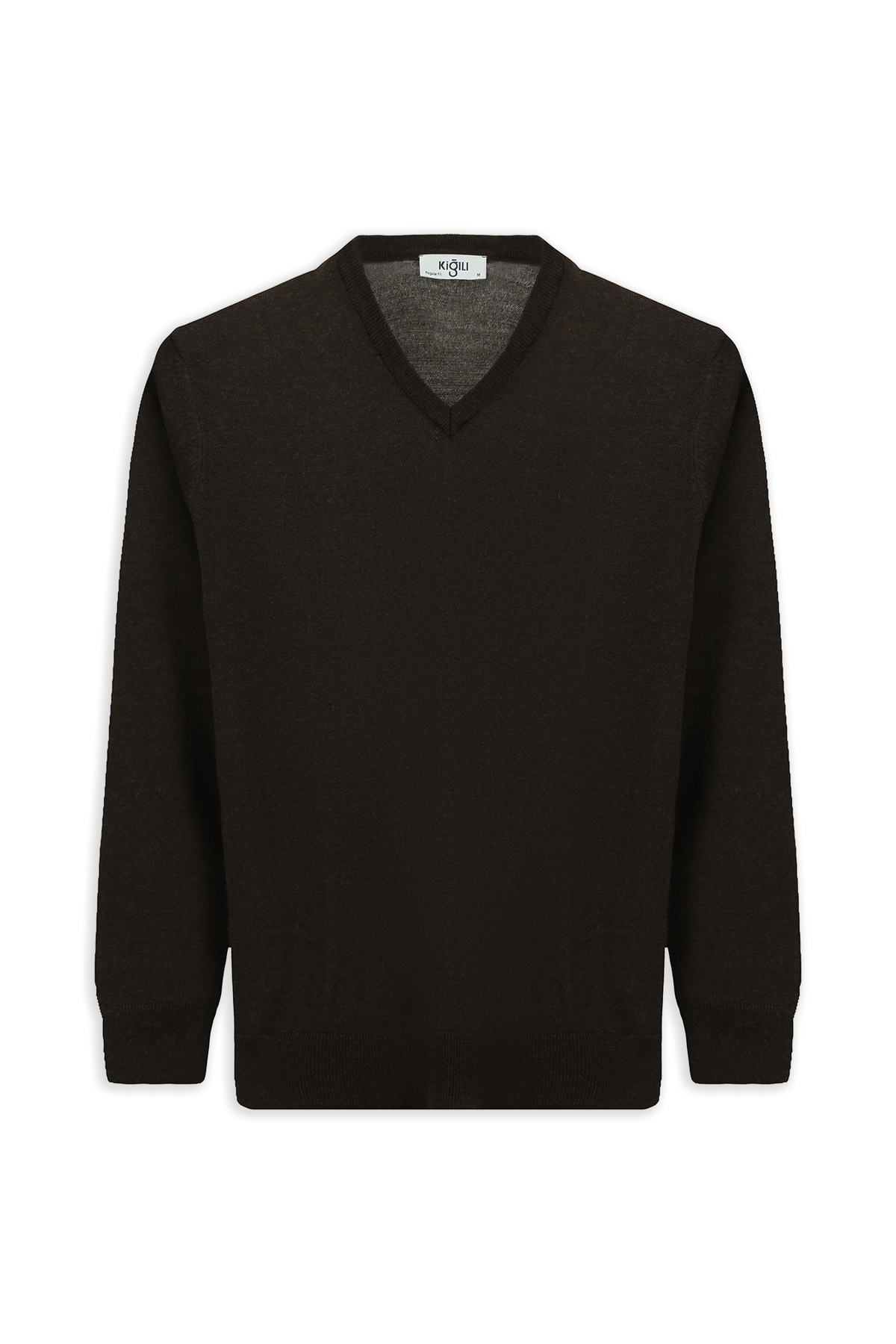 کیگیلی ژاکت بافتنی پشمی گرم یقه هفت معمولی