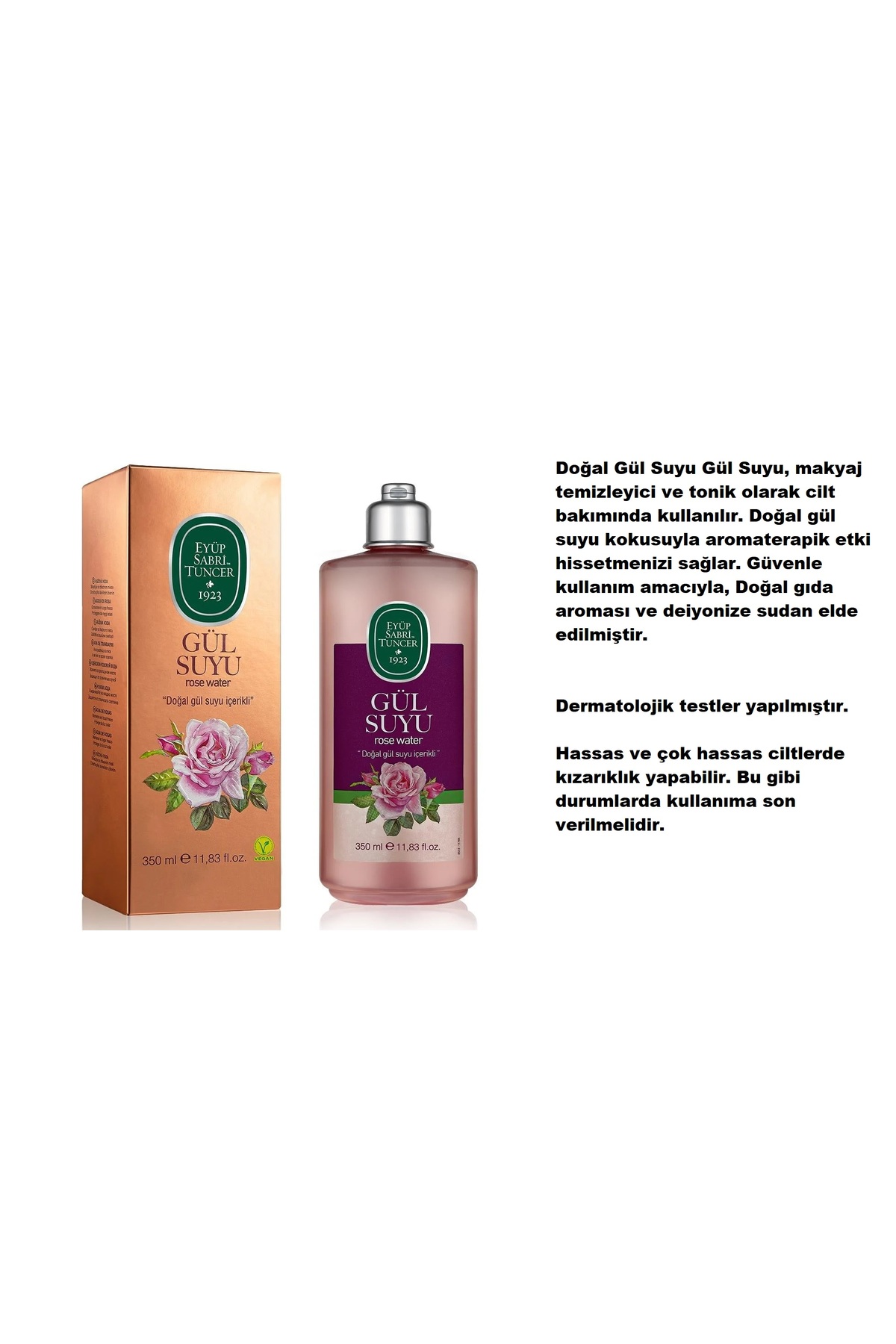 تونیک موی تمشک و سرکه، گلاب و دستمال مرطوب گلاب، اسفنج آرایشی به عنوان هدیه ارائه می‌شود — hpro-estseries0241 — تصویر 5 از 6