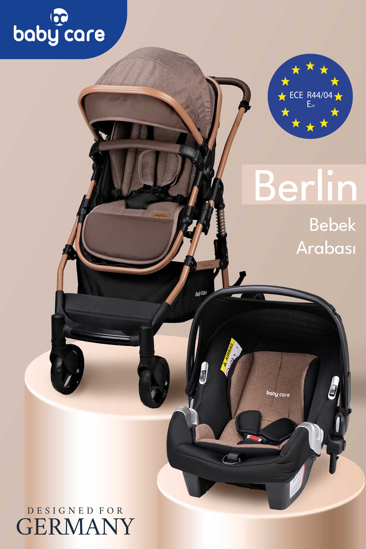 【限定価格】CHIEKO+ luxeknit 03 bustier babyca Bc Babycare BABYCARE BERLİN OTO KOLTUKLU PORTBEBELİ SEYAHAT SİSTEM