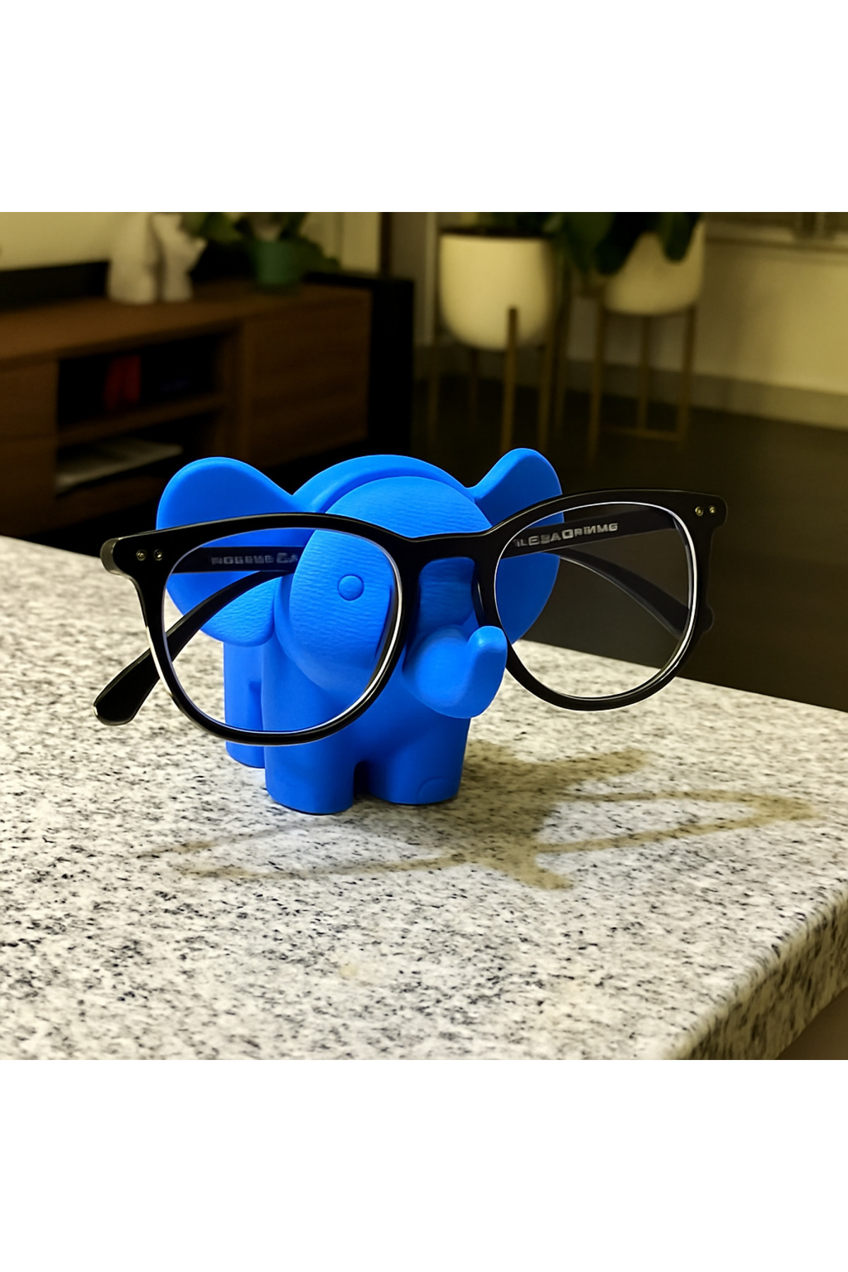 SLM Sevimli Fil Gözlük Standı Mavi