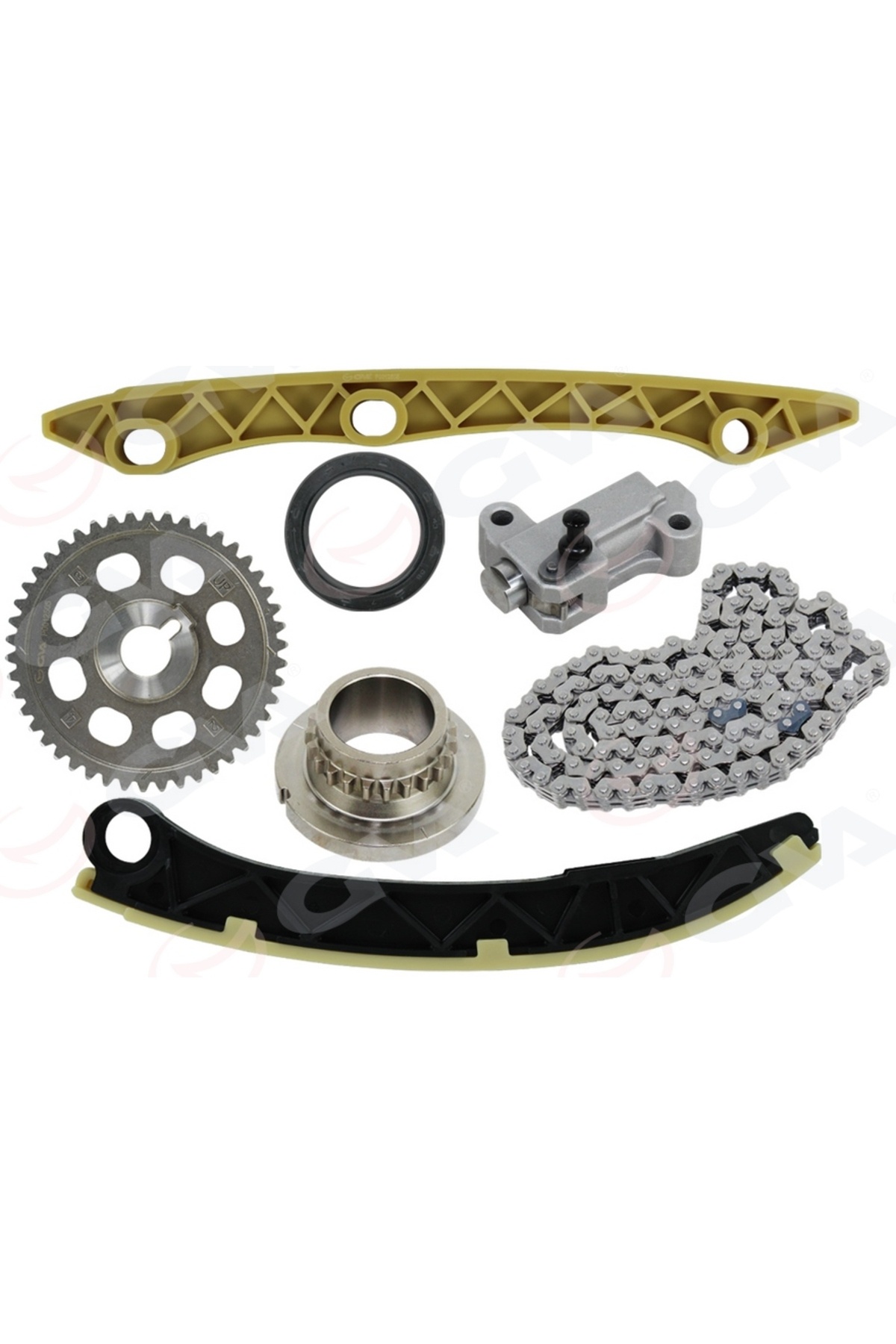 GVA EKSANTRİK ZİNCİR SETİ HONDA CIVIC 1.6L R16A R16B VTEC FD6 FB7 FC5 06-> 1.8L R18A2 FD7 FK2