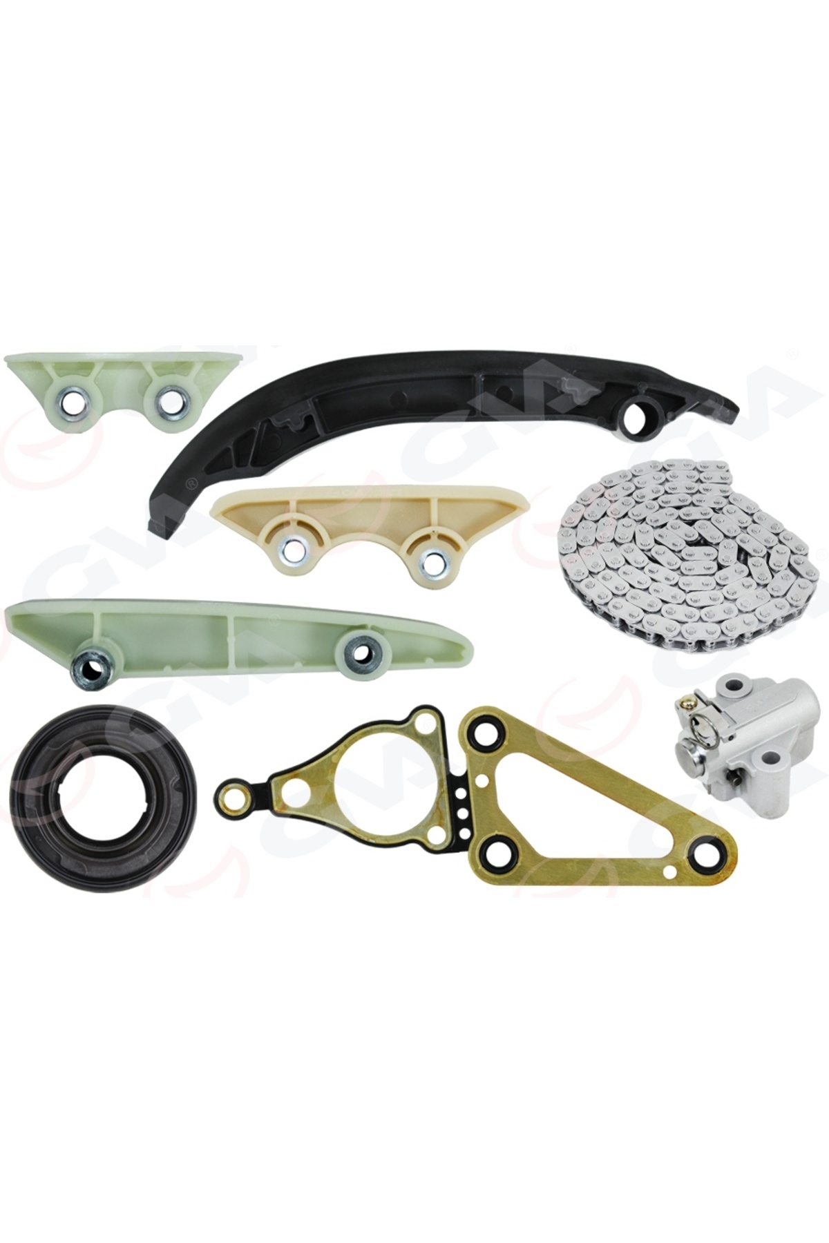 GVA EKSANTRİK ZİNCİR SETİ TRANSIT V348 V363 RANGER 11-> 2.2 155PS 9 PARÇA