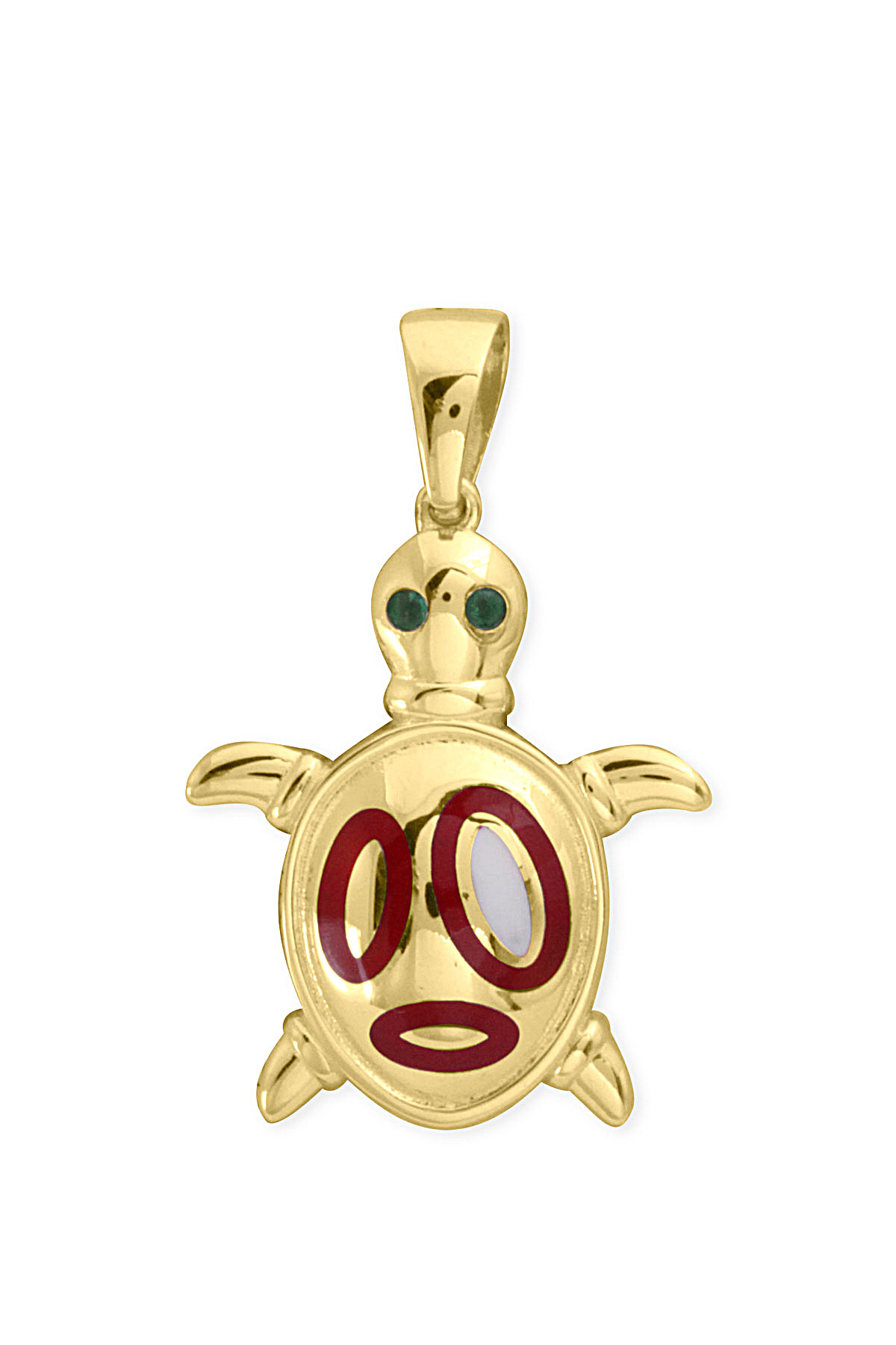 Aslı Gold Mineli Altın Kaplumbağa Kolye Ucu