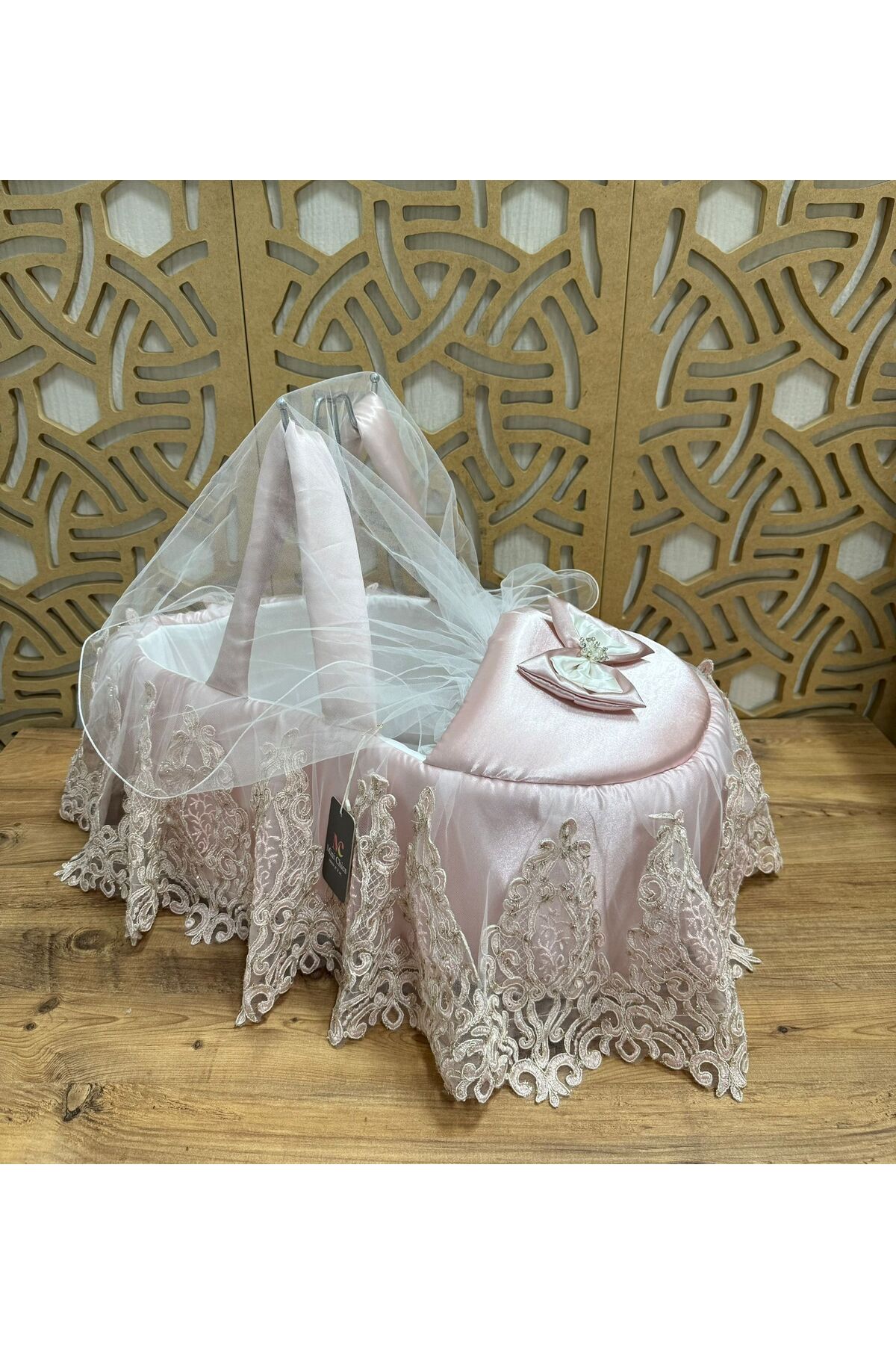 İLALKİDS Dantelli Bebek Taşıma Çantası Anne Çantası fotoğrafı 2 (önizleme)