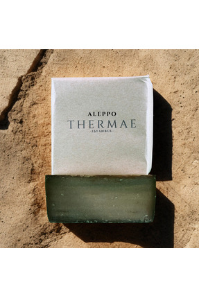Thermae Doğal Geleneksel Halep Sabunu 180-200 gr El Yapımı Katkısız Kuru ve H...