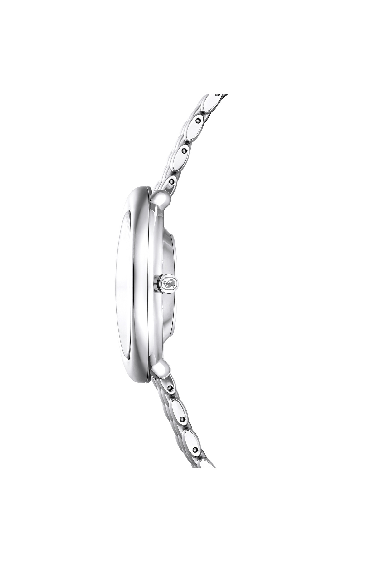 Swarovski Imber oval Saat, İsviçre Üretimi, Metal bileklik, Gümüş Rengi, Paslanmaz çelik görsel 5