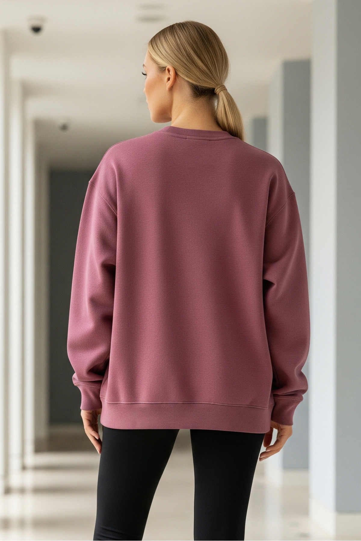 COMBİNE MİCHAİL  Kadın Bisiklet Yaka Oversize 3 Lü Sweatshirt - Görsel 7