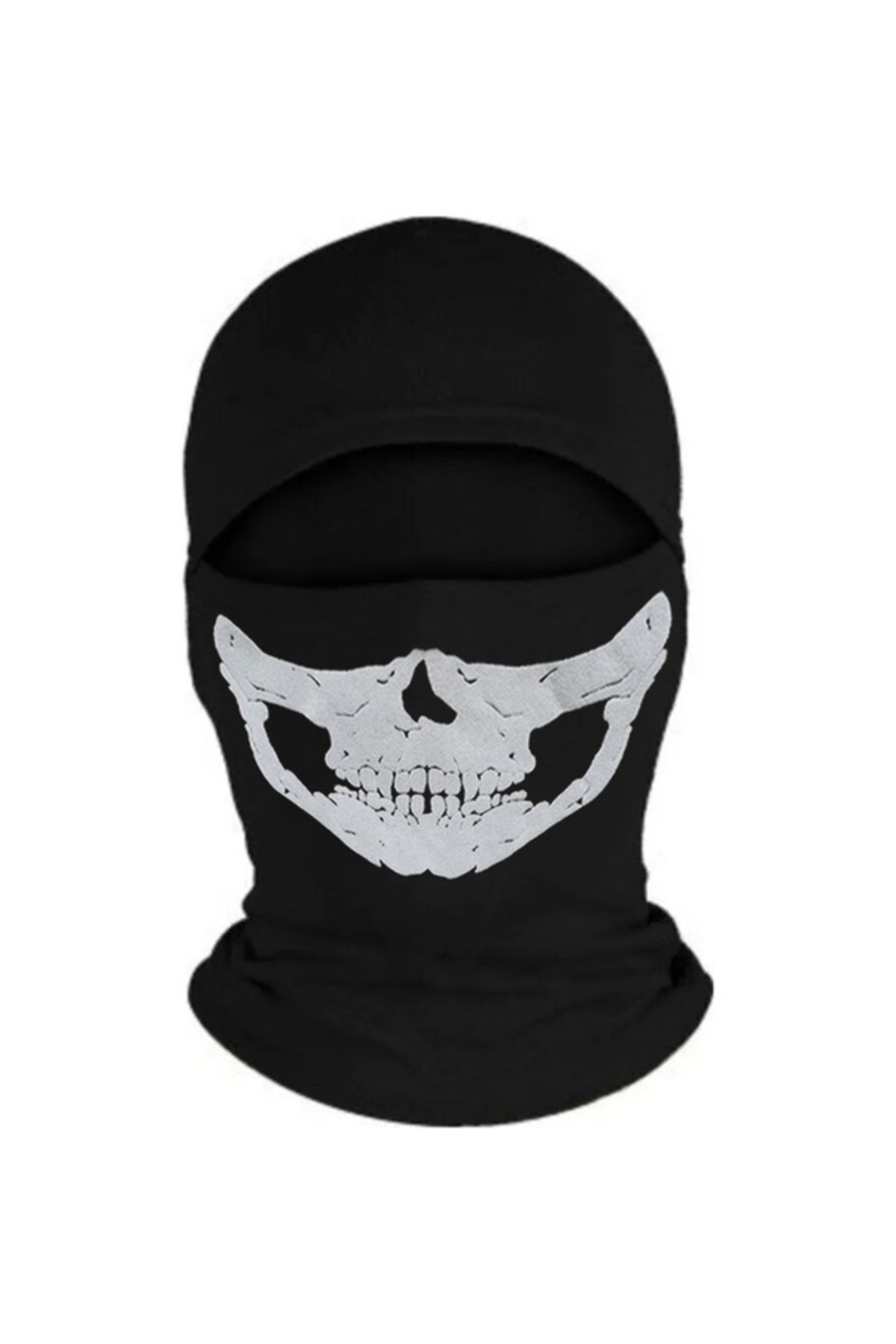 eleven market Termal Siyah Kar Maskesi Kurukafa Desenli