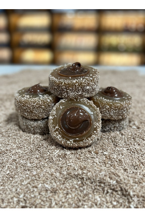 lokum diyarı İçi Çikolatalı Dışı Kahveli Lokum 500 Gram