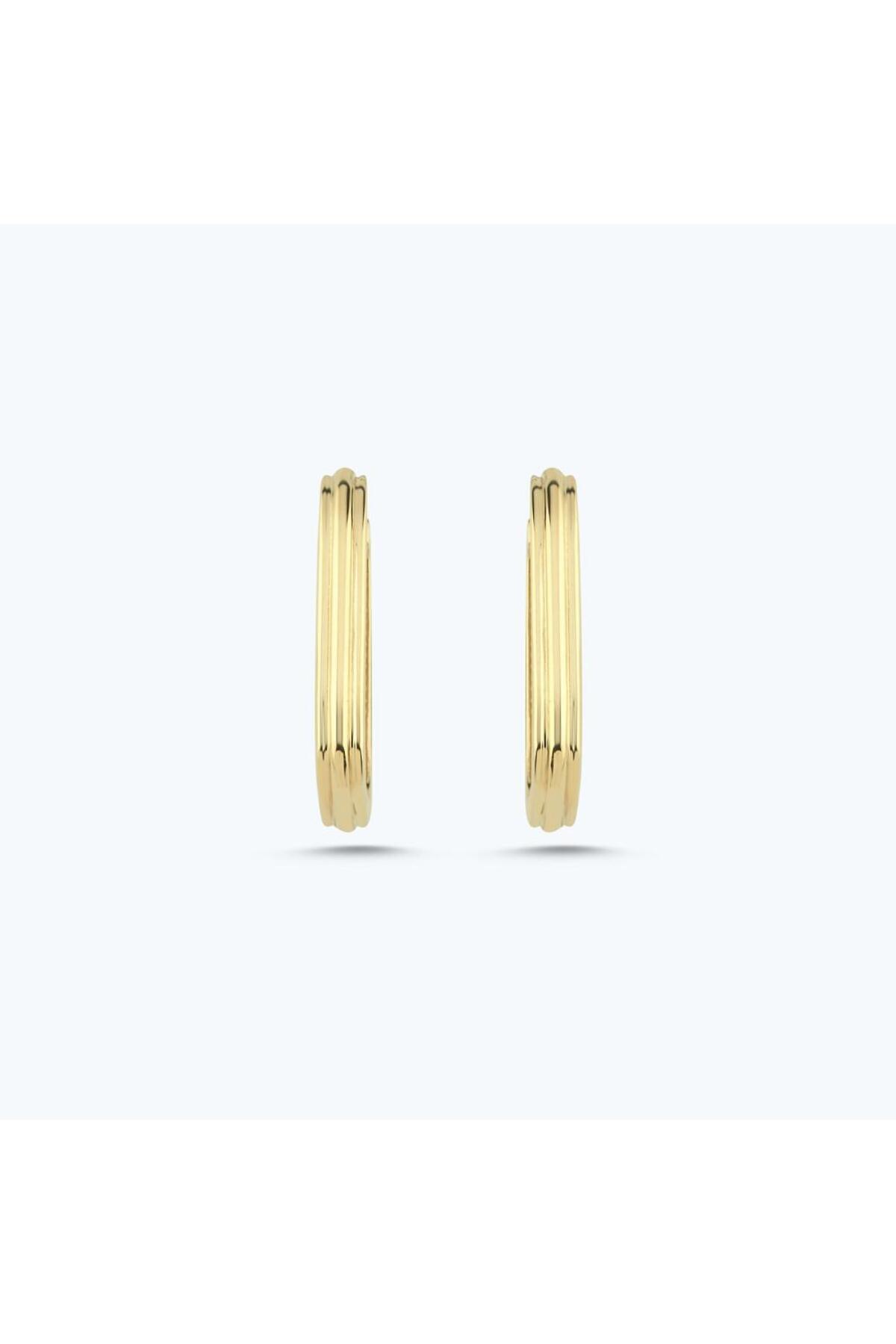 Altınbaş Altın Halka Küpe