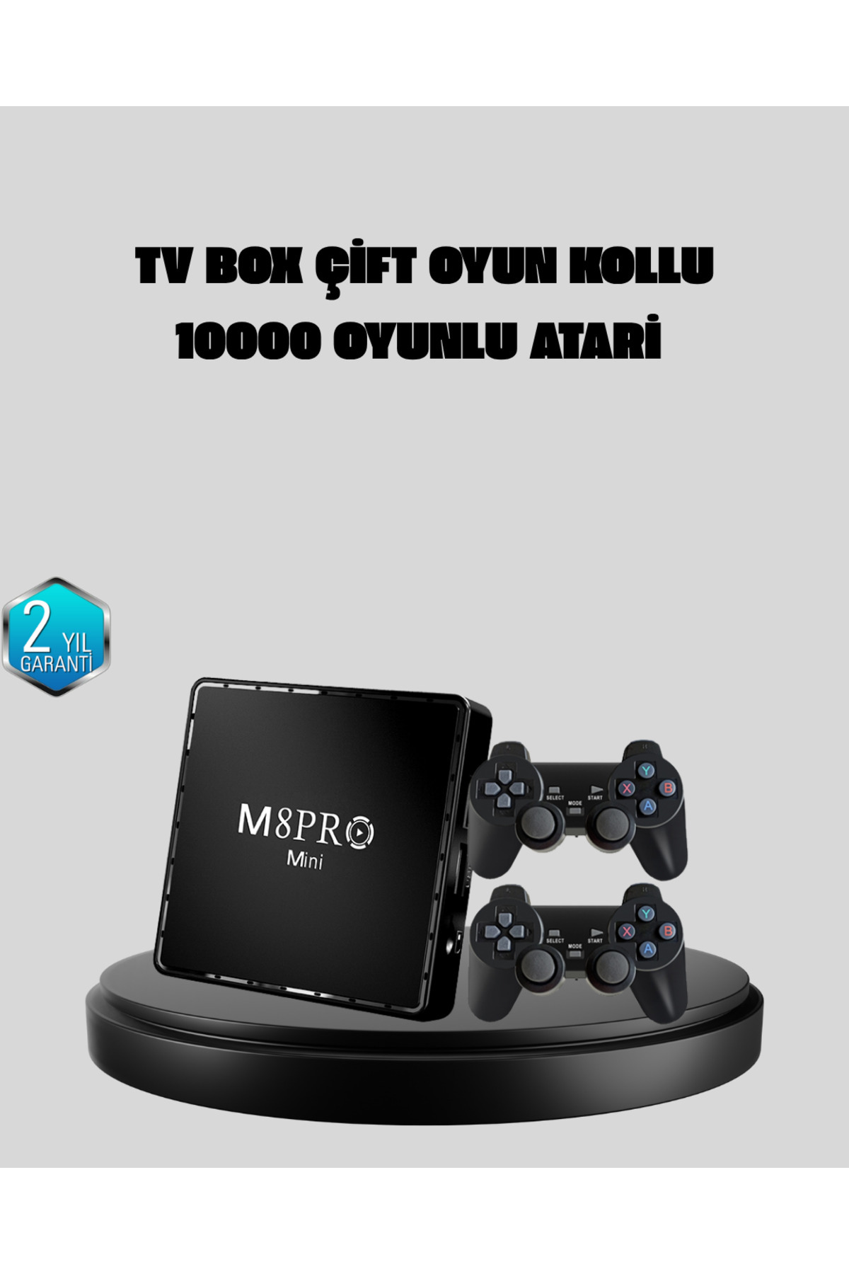 ZERO LAND TECHMRT 10K Ultra HD M8Pro Mini 2 – 64 GB Depolama, Android 12, Oyun ve TV Deneyimi (94030) Bir Ar