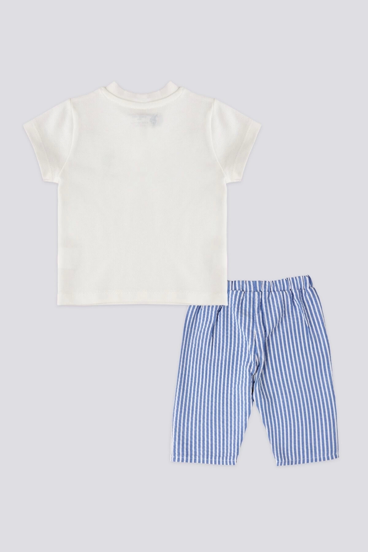 U.S. Polo Assn. Us Polo Assn Erkek Bebek Krem 2'li Takım fotoğrafı 3 (önizleme)