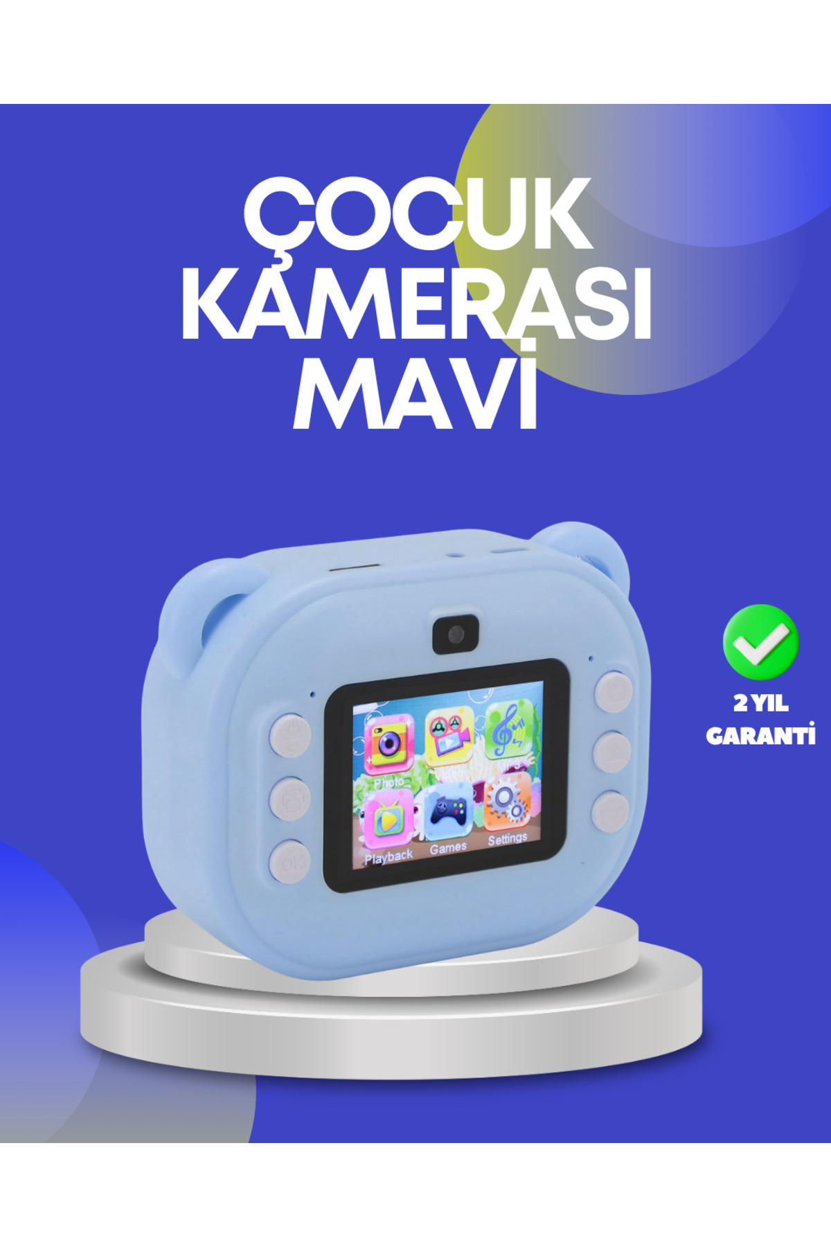 AyrStore Çocuk Şipşak Kamera – 24MP HD Çift Lensli Termal Baskı Teknolojili