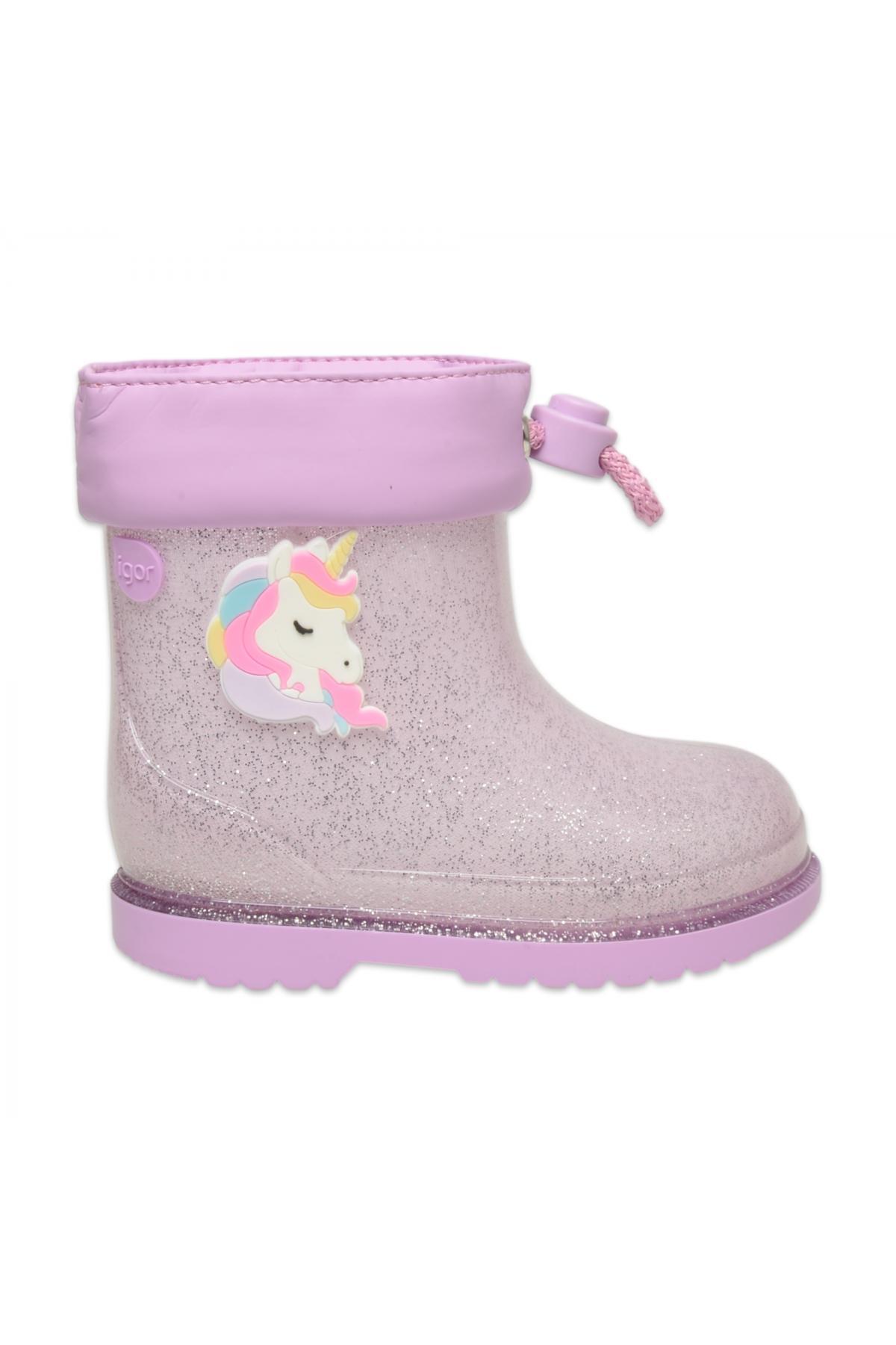 IGOR W10339 Bimbi Unicornio Glitter Pembe Kız Çocuk Çizme fotoğrafı 2 (önizleme)