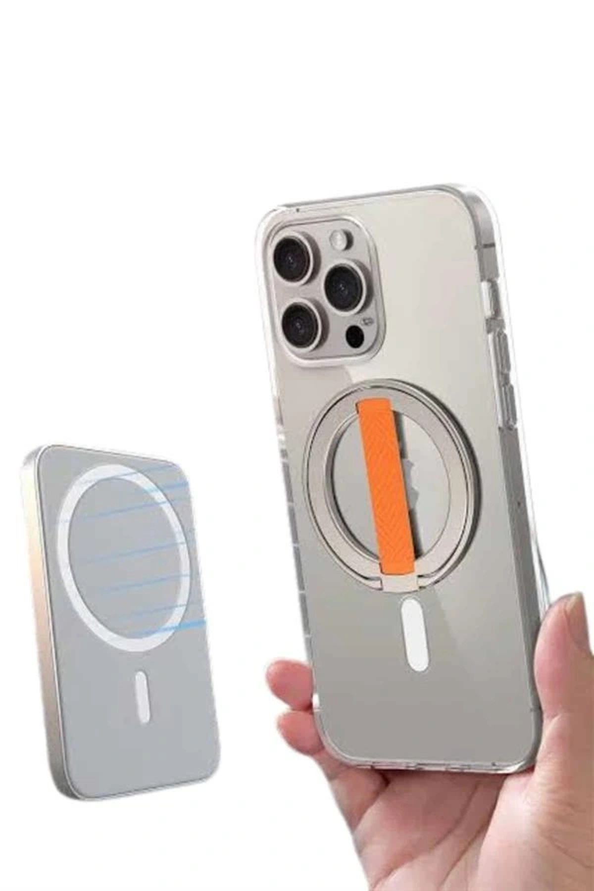 shopwave Magsafe Battery Pack Powerbank Kablosuz Şarj 5.000 mah