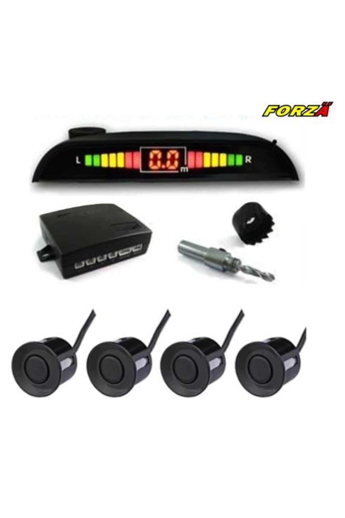 Forza Unıversal Park Sensoru Ledli Turkce Konusan Sesli Siyah Goz - Ps-05b