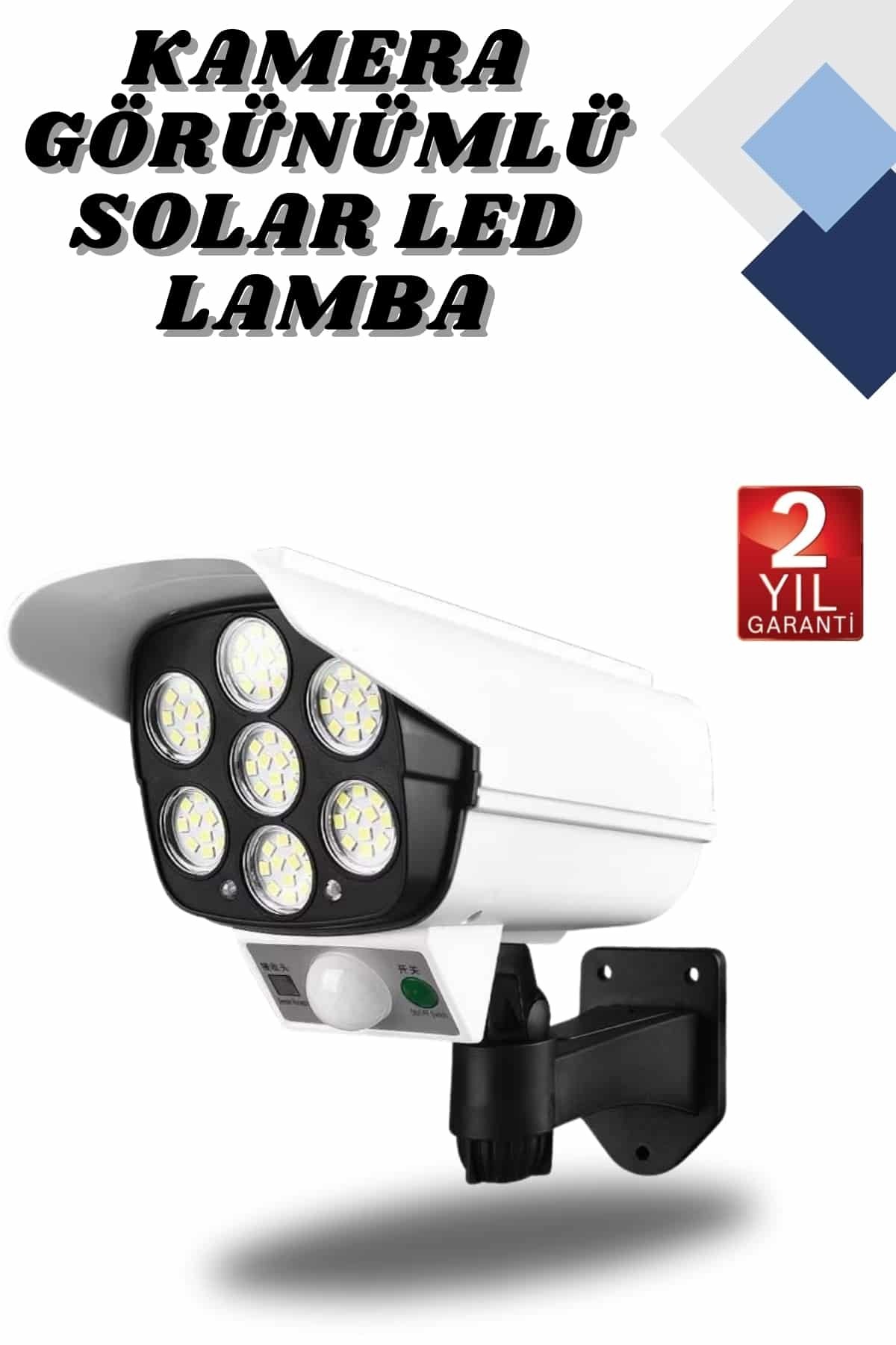 cenk x store Kamera Görünümlü Led Lamba Dönebilen Bahçe Aydınlatması Duvar Lambası