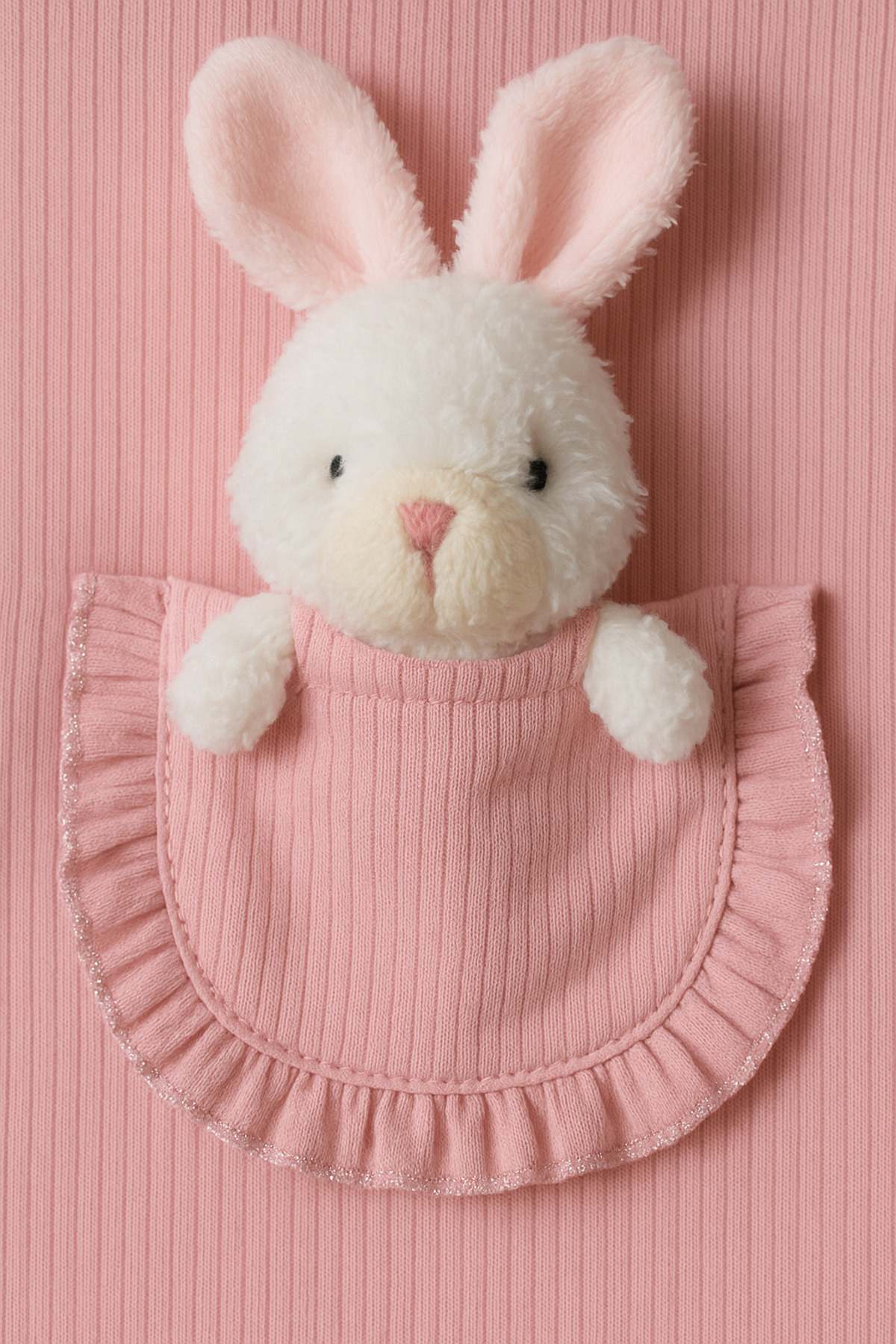 MYZİ STORE %100 Pamuk Cilt Dostu KIZ Bebek Tulum Seti – Ayıcık Cepli, İç Bodyli fotoğrafı 5 (önizleme)