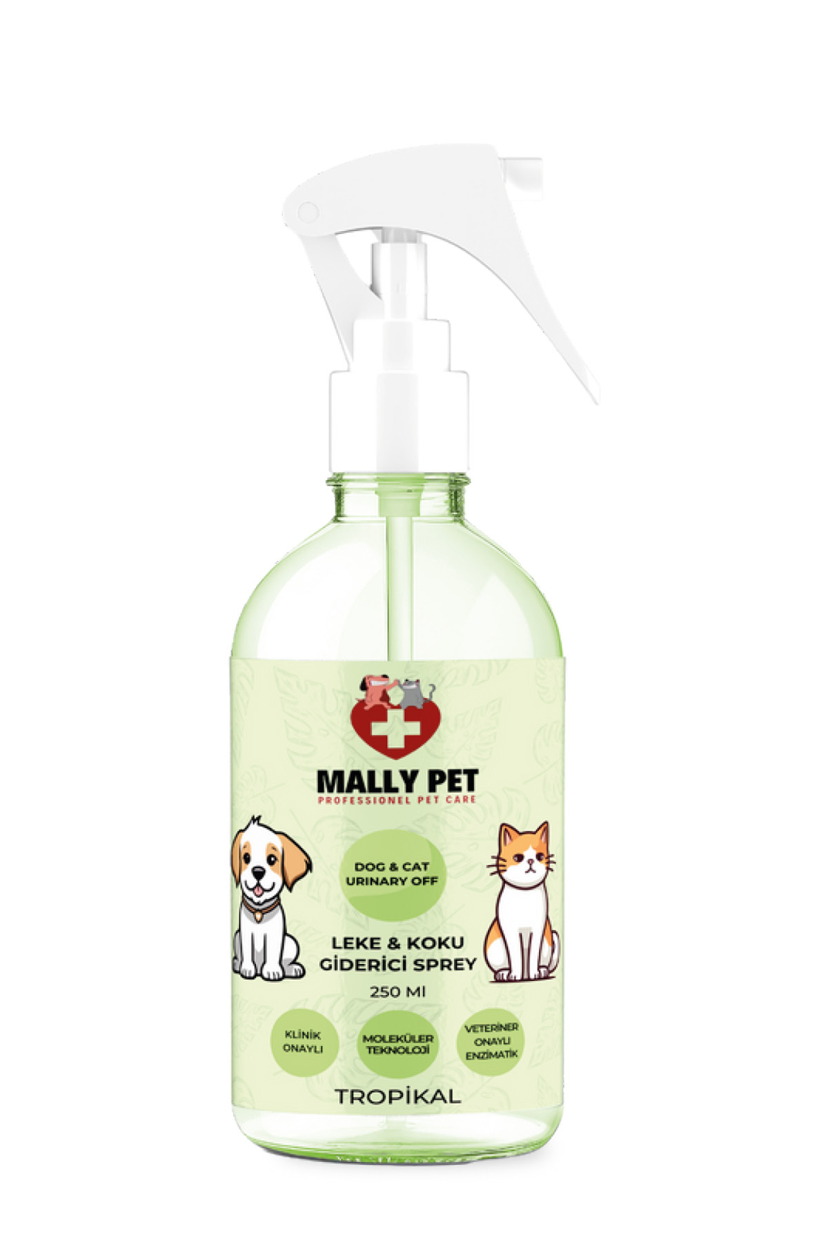 MALLY PET PROFESSIONEL PET CARE Kediler ve Köpekler İçin Koku Giderici Parfüm Seti (Bebek Şampuanı ve Tropikal) fotoğrafı 3 (önizleme)