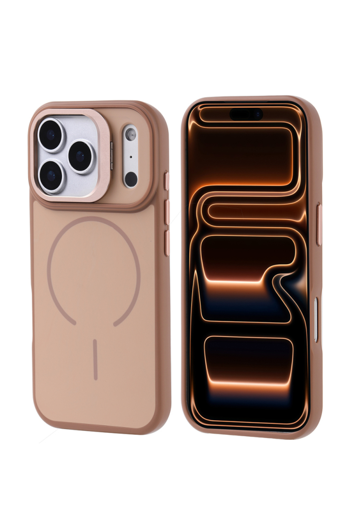 Magsafe Charging Case with Apple iPhone 17 Pro Max Compatible Camera Stand