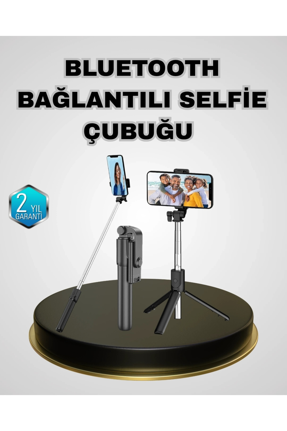 shopwave Bluetooth Selfie Çubuğu – Kablosuz, Hafif ve Yüksek Çözünürlüklü Çekim İçin