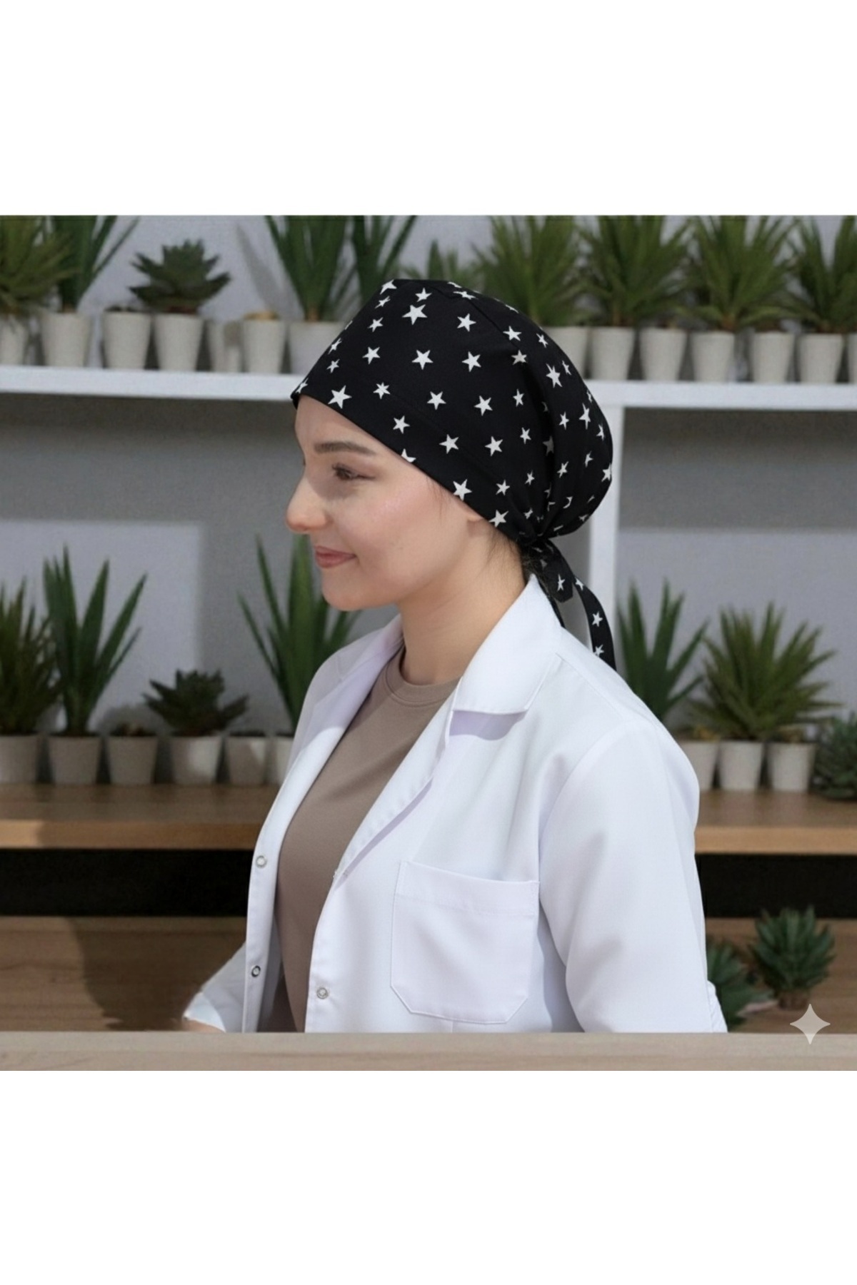 Nöşre Design Cerrahi Bone Aşçı Hemşire Doktor Bonesi Tesettür Dış Bone Unisex