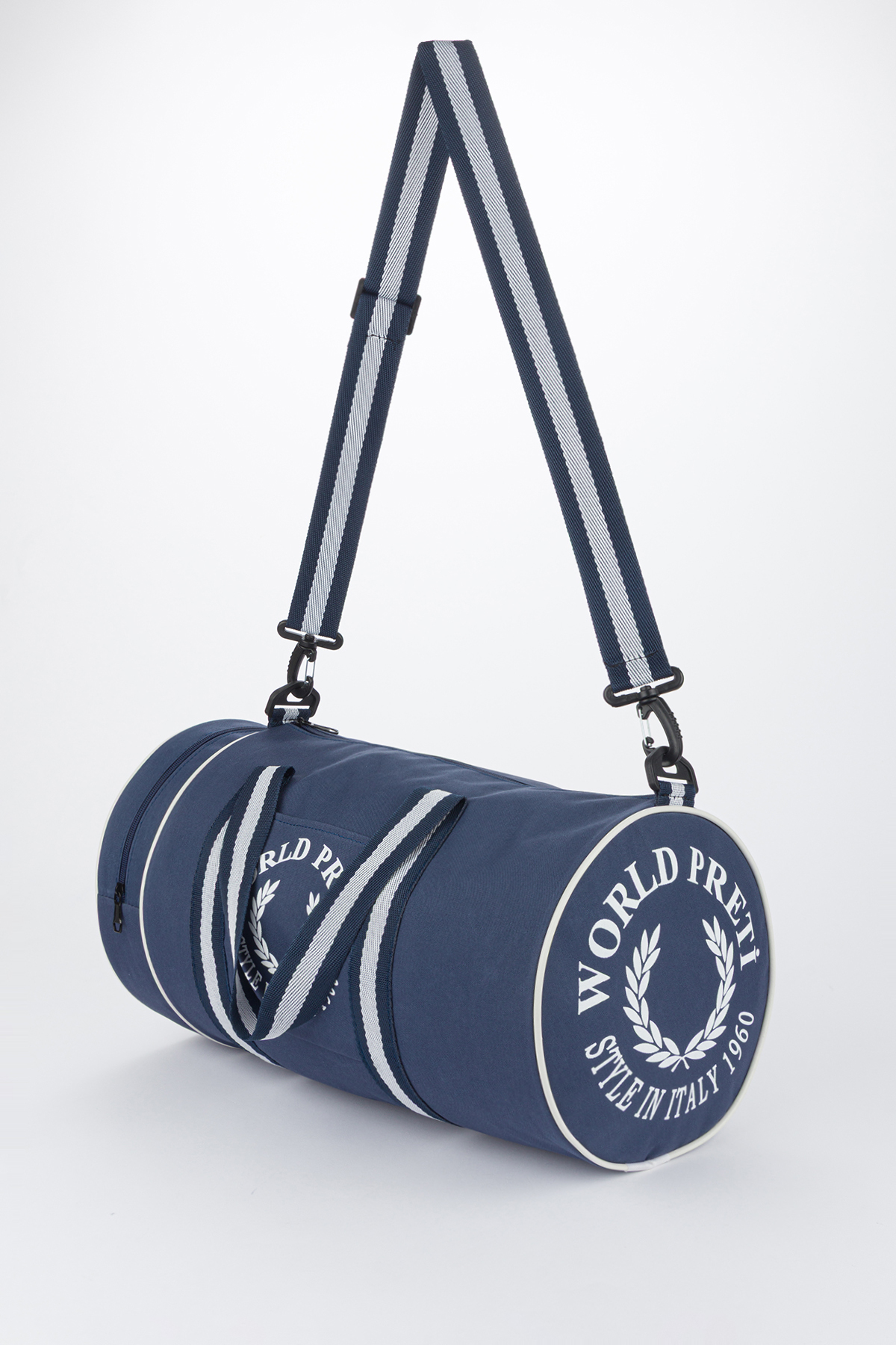 Butik  Silindir Sporcu Çantası Siyah Omuz Askılı Fitness Sp - Görsel 6