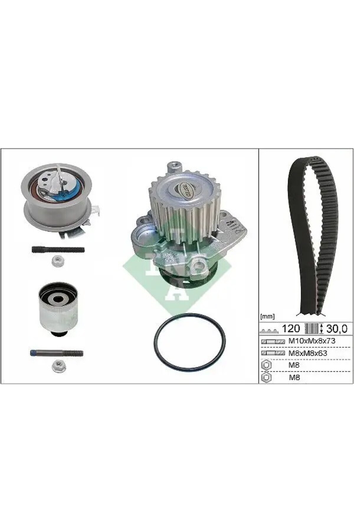 İna 530020133 Triger Seti + Devirdaim 038109119L 038109119N 038109119P