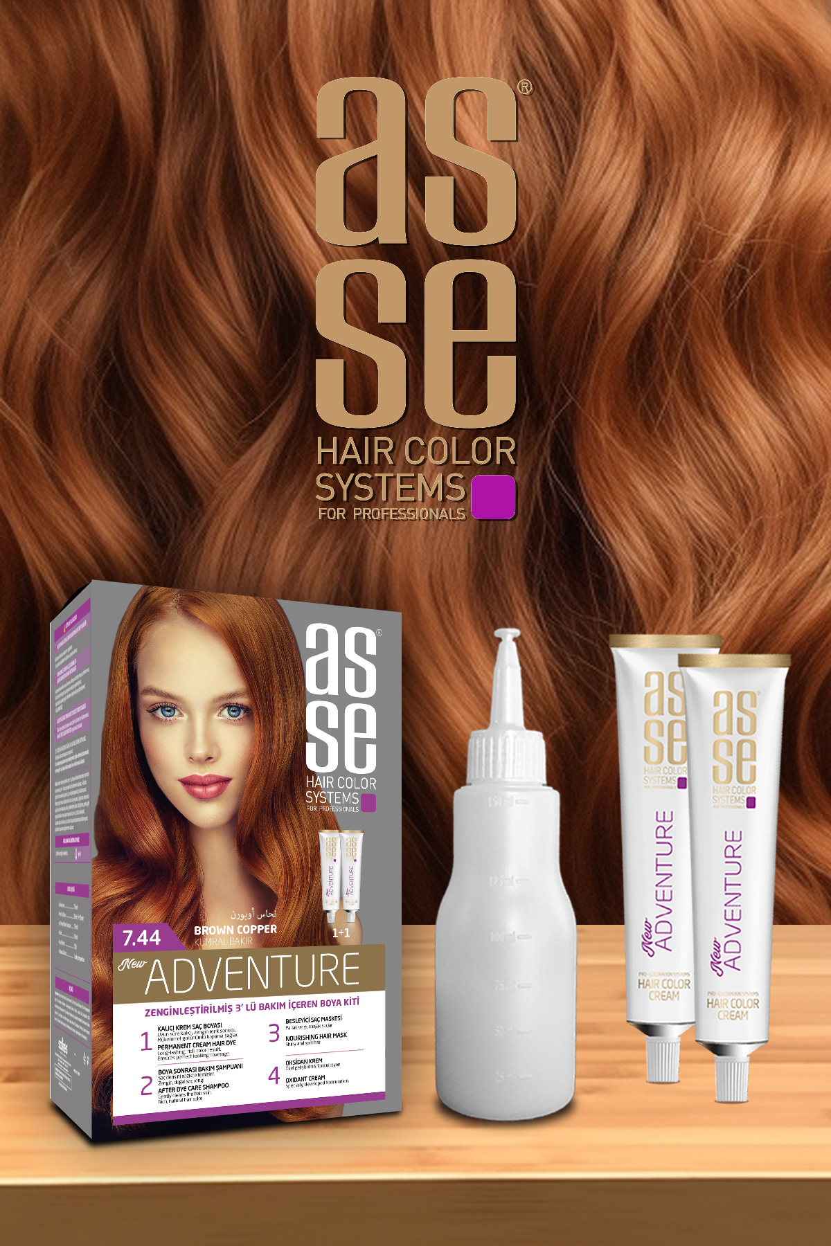 Adventure Set Saç Boyası No:6.35 Çikolata Kahve — قهوه‌ای 8682943400813 — تصویر 3 از 8