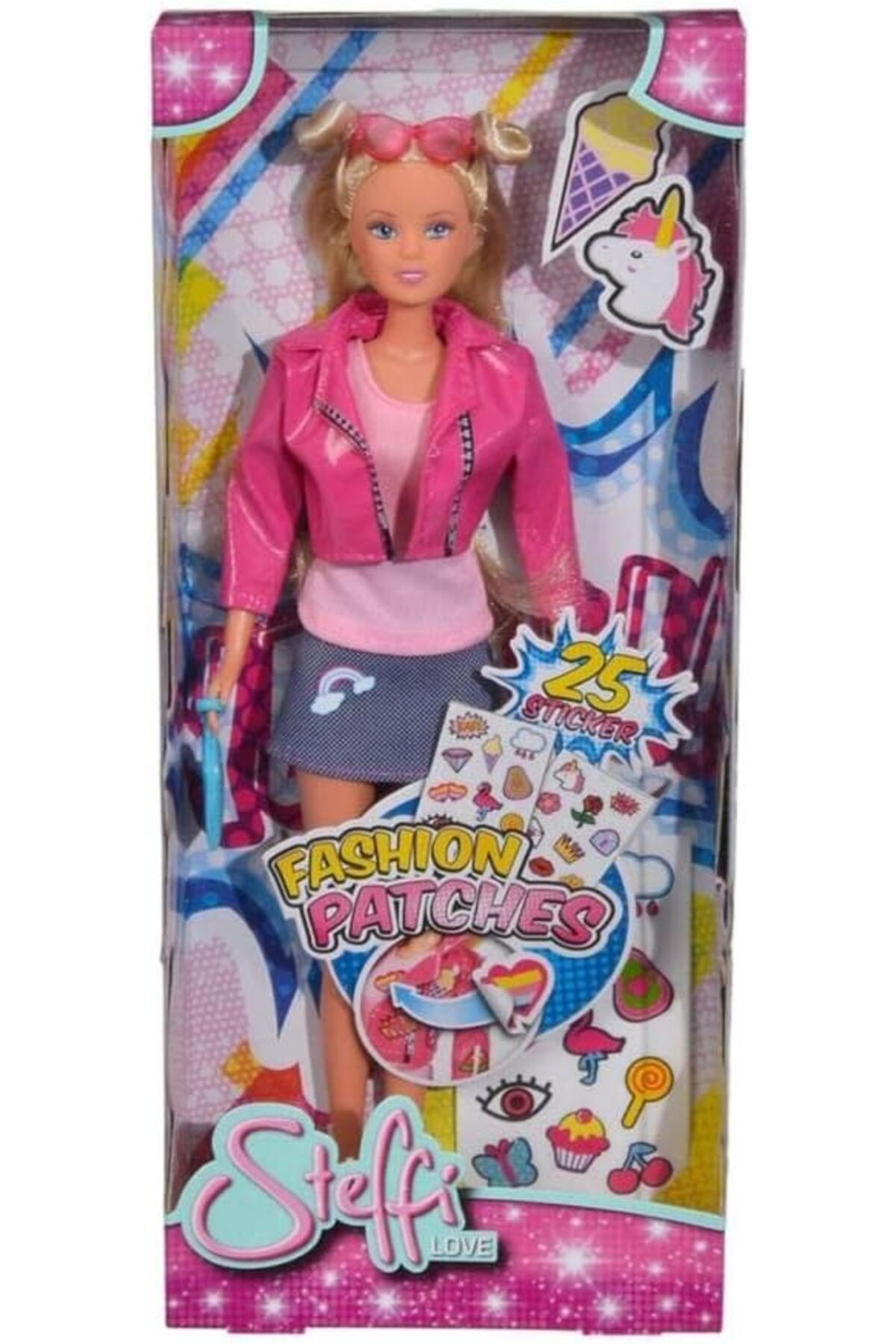 STOREMAX 105733196, Steffi Moda Yamaları Oyuncak Bebek Set, 25 Farklı 29 cm, Steffi Fashion Patches 1194891