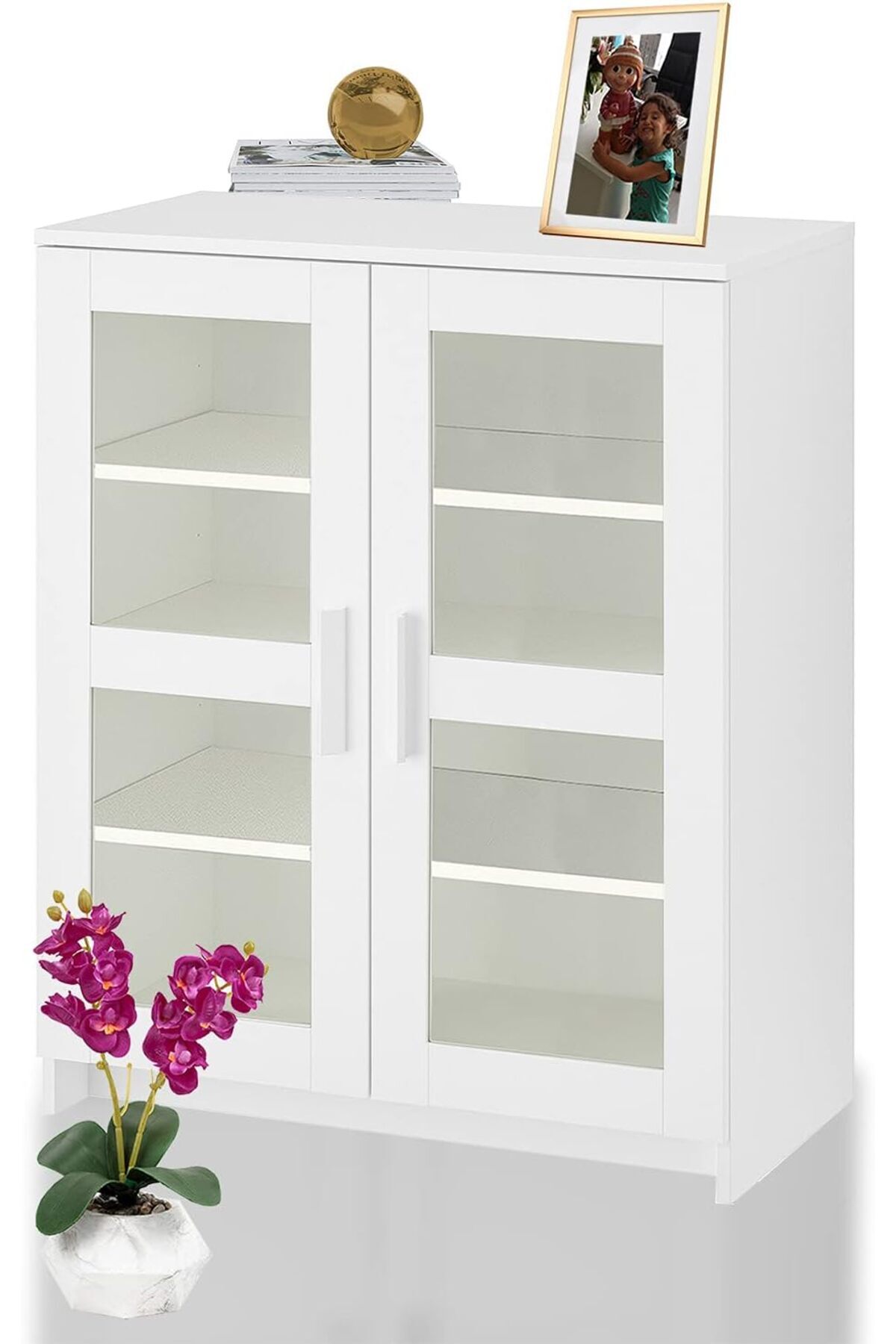 STOREMAX KNS-104-C-BEYAZ 2 CAM KAPAKLI KONSOL 1174223