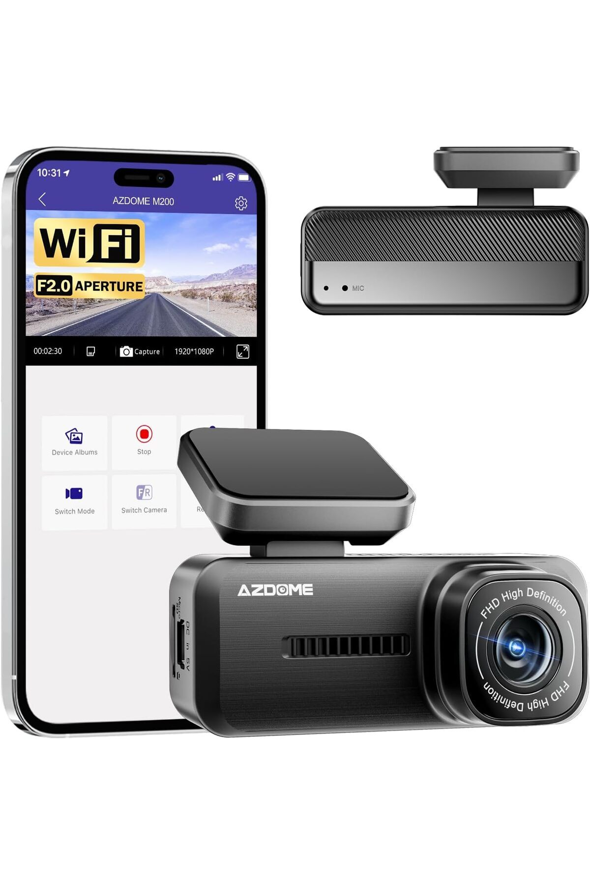 Savings Sphere Otomobiller için M200 1080P Mini Çizgi Kamerası