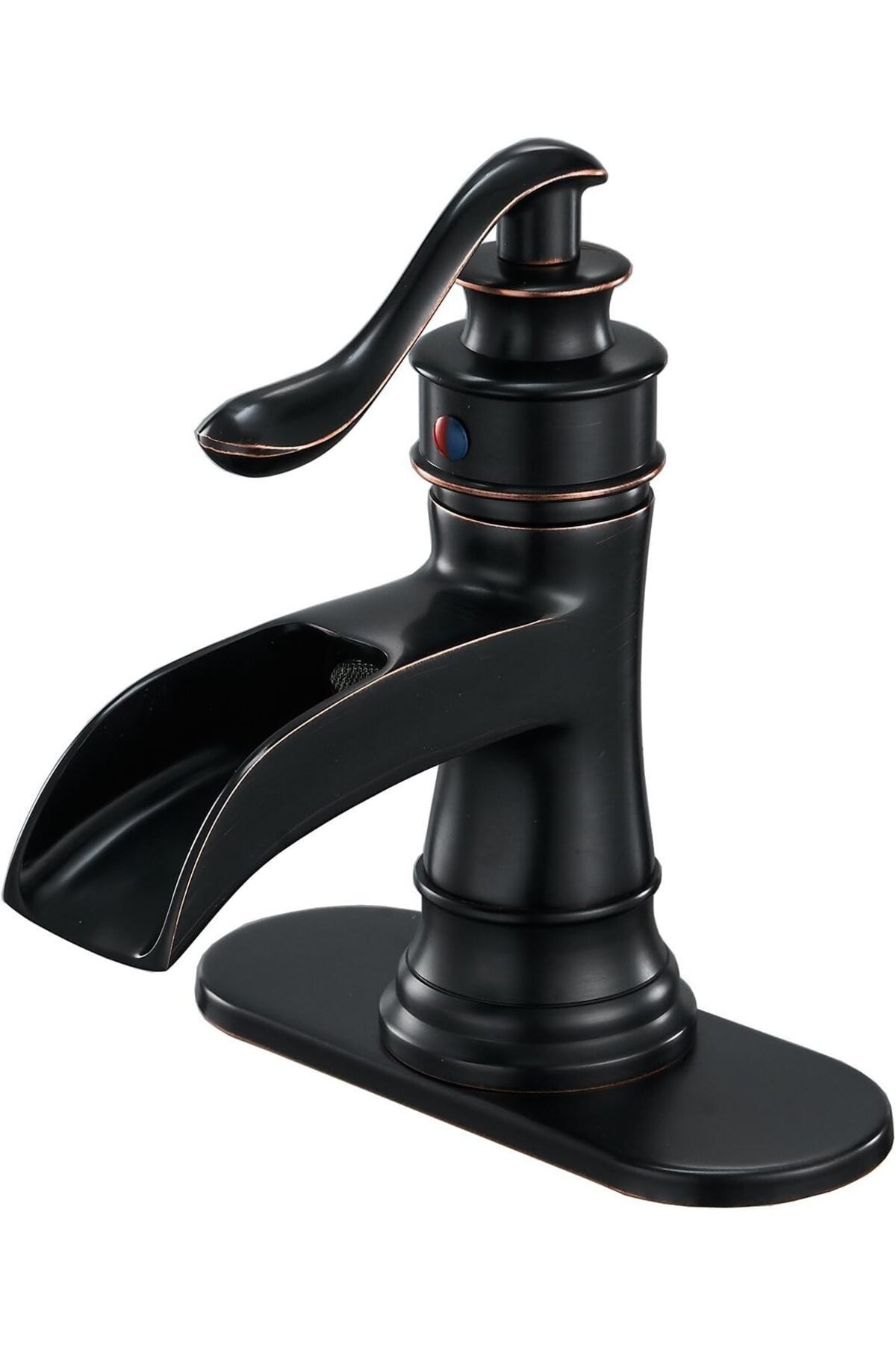 STOREMAX Şelale çıkışı, tek kollu lavabo musluğu, lavabo, orb yağı ovulmuş, 9233 1182297