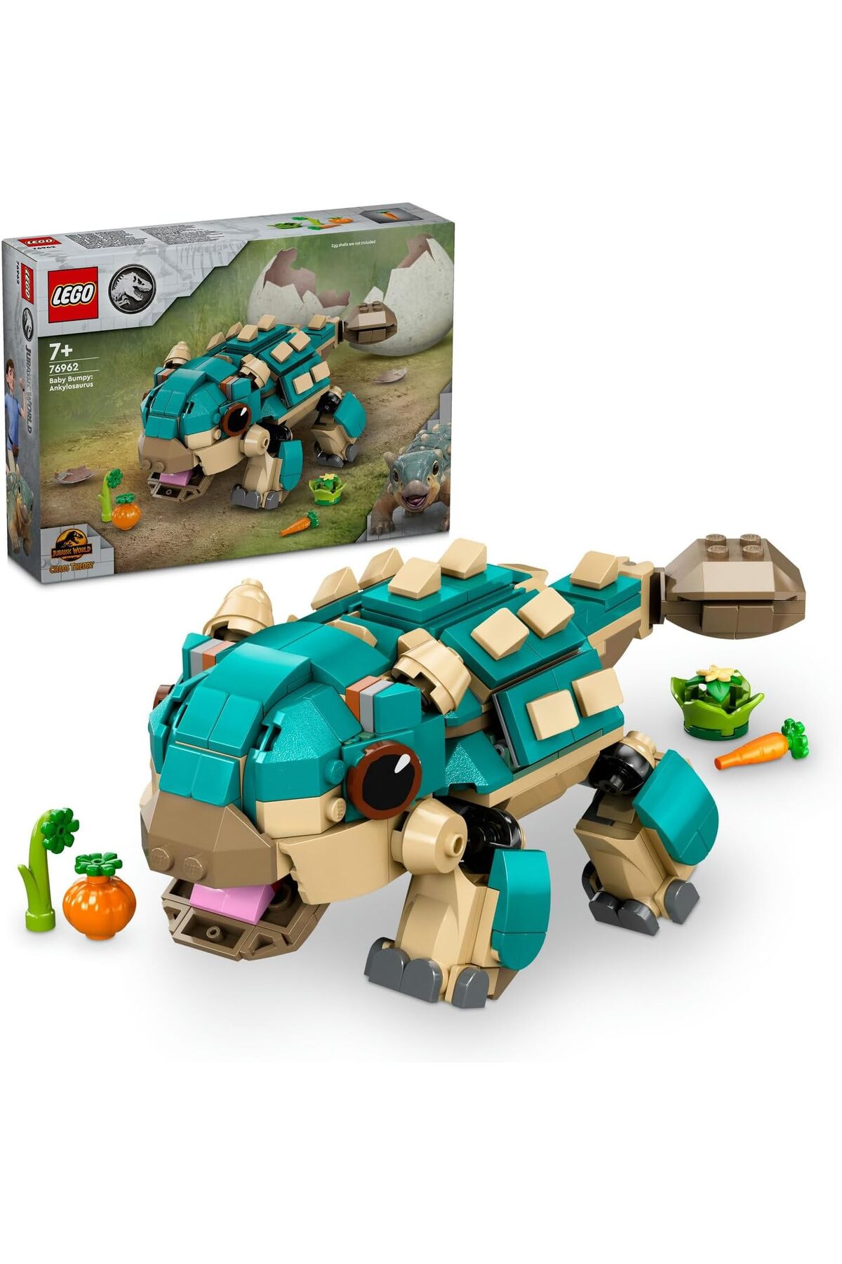 ورلد بیبی بامپی: آنکیلوسوروس ۷۶۹۶۲ - اسباب‌بازی خلاقانه برای علاقه‌مندان به کمپ‌های کرتاسه، سنین ۷ سال و بالاتر