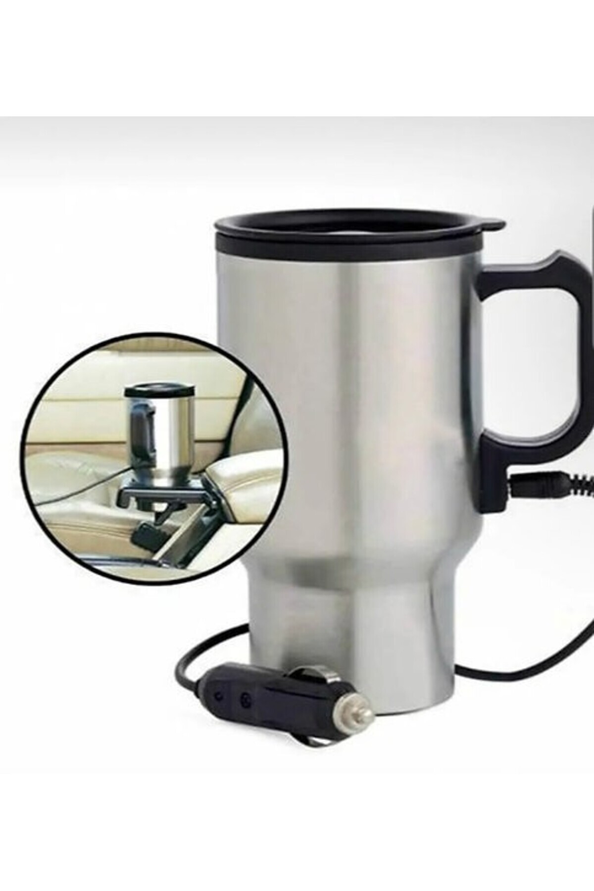 tienda fiesta Araç İçi Su Isıtıcı Termos Bardak