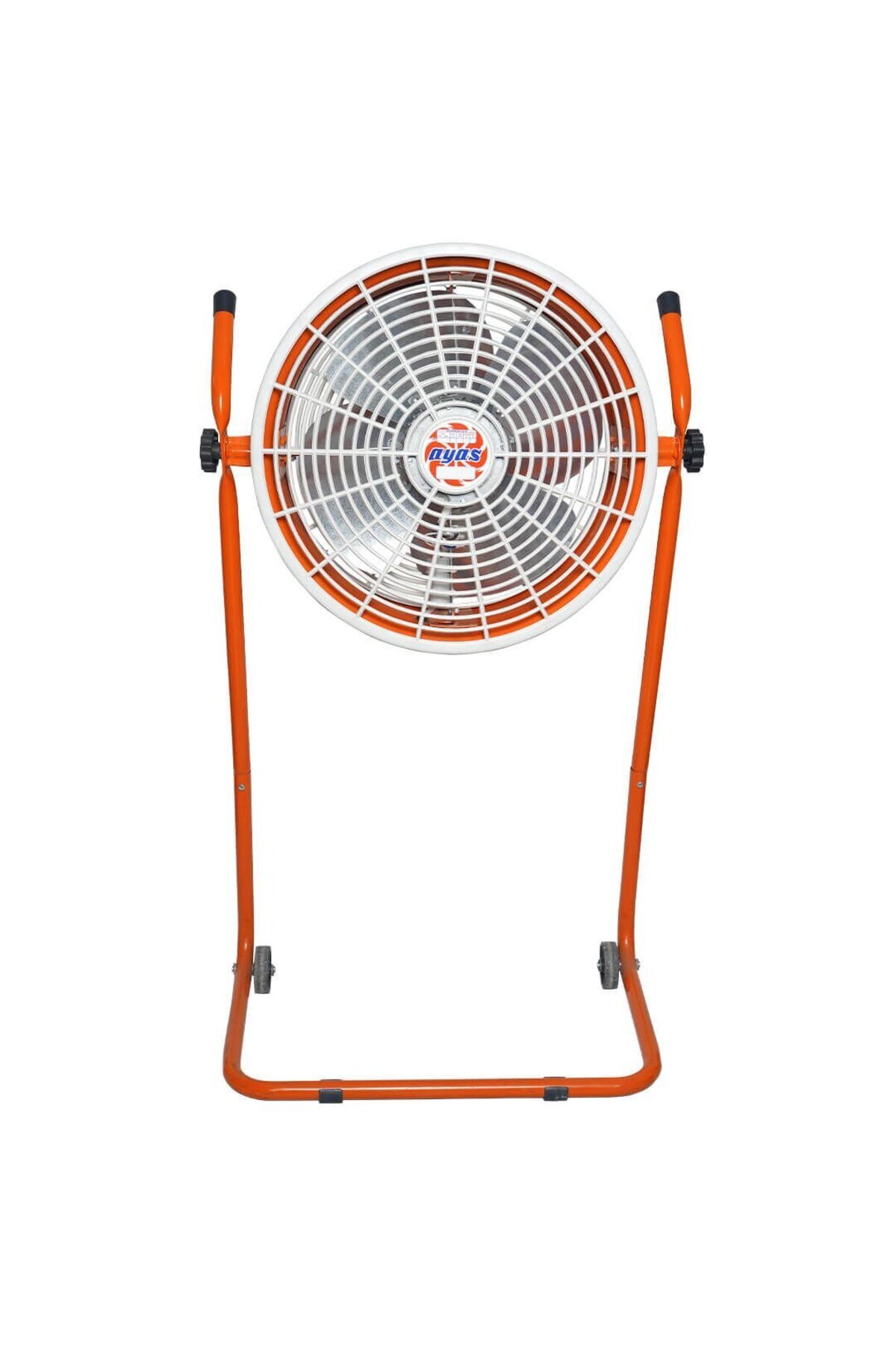 AYAS DEVEKUŞU Retro Tekerlekli Sanayi Tipi Vantilatör - Turuncu