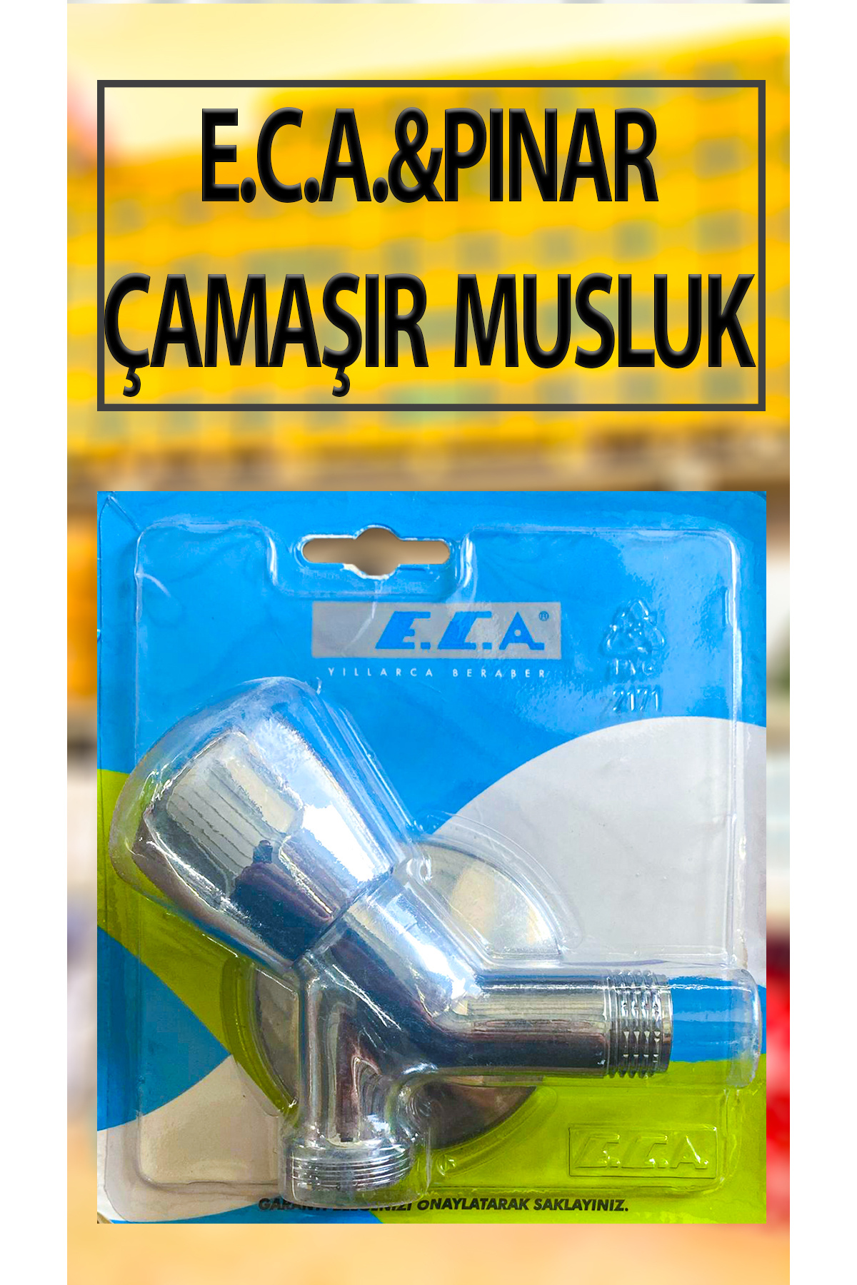 Eca Pınar Model Çamaşır, Bulaşık Makinası Musluğu
