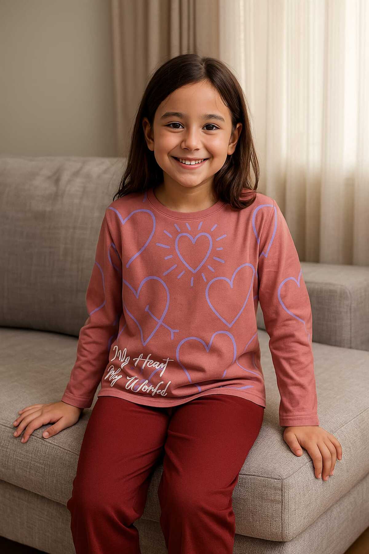 Tenra Çocuk Pijama Takımı %100 Pamuk fotoğrafı 2 (önizleme)