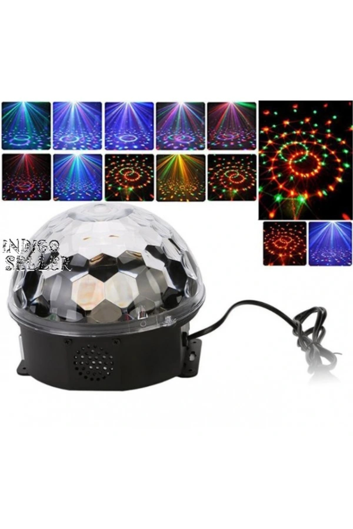 markentegra Kumandalı Kristal Led Rgb Disko Topu