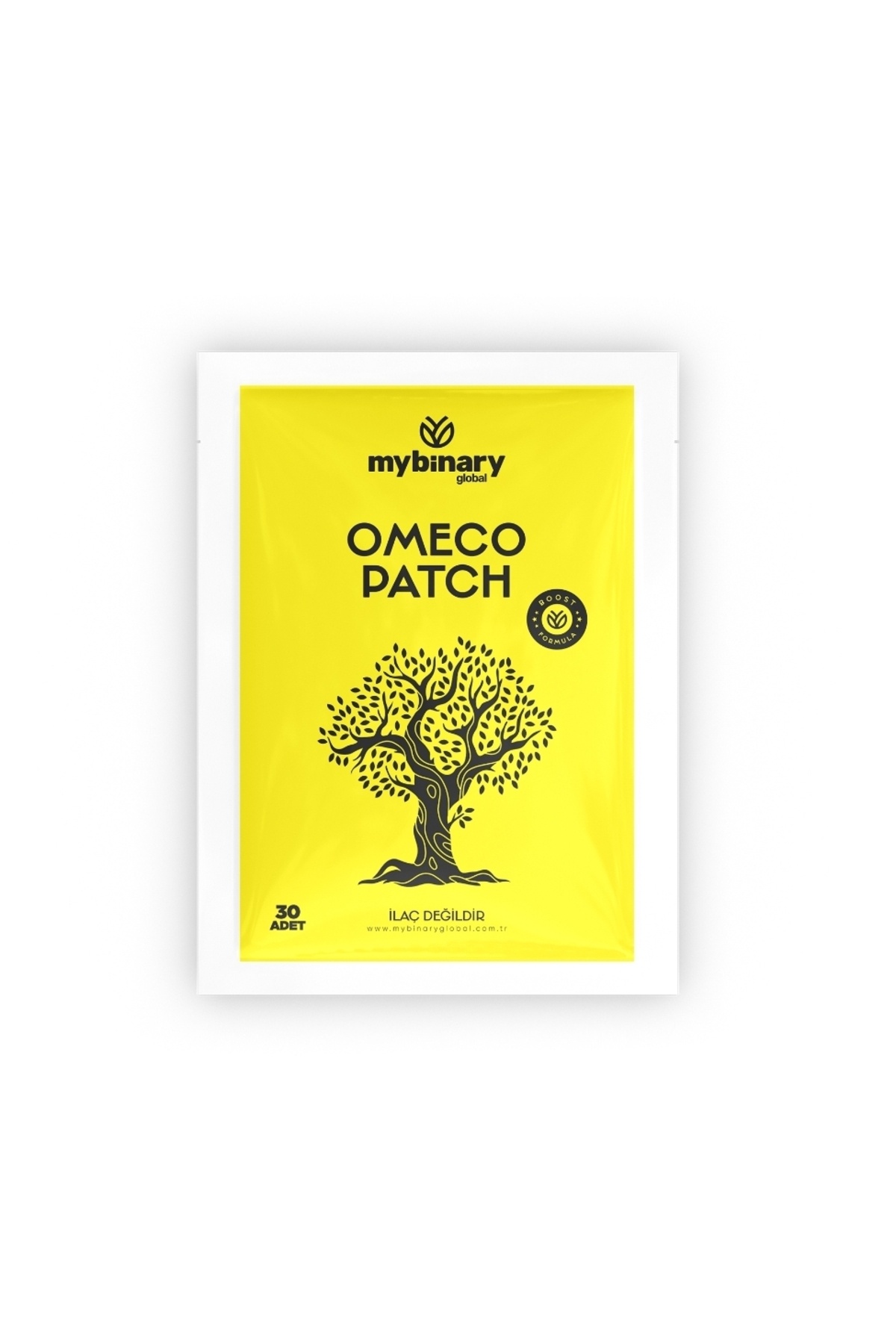 My Binary Global Omeco Patch - Hafıza ve odaklanma İçin Omega 3 Desteği, Beyin Fonksiyonlarını Güçlendirici bant